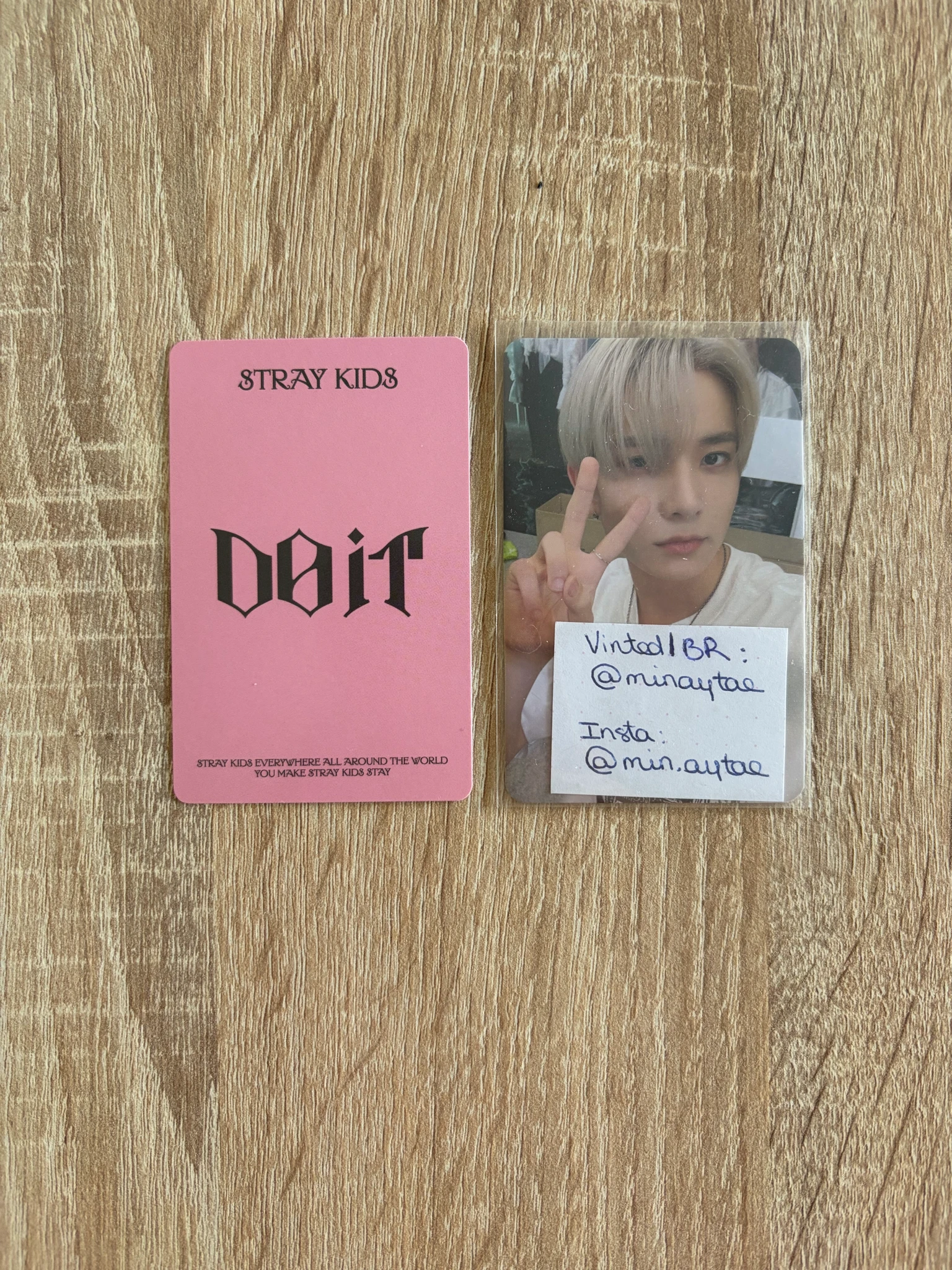 Stray Kids Seungmin Stray Kids - Seungmin - DO IT Pop-Up Store Event pop-up store merch photocard hoodie listing photo 2