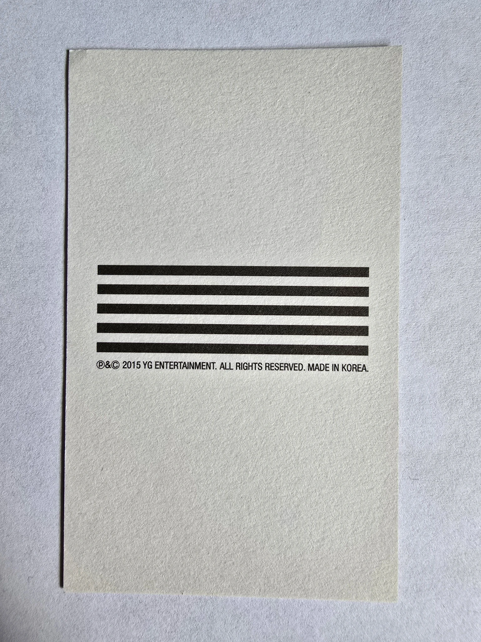 BIGBANG Taeyang BIGBANG - Taeyang - E Album album photocard listing photo 2