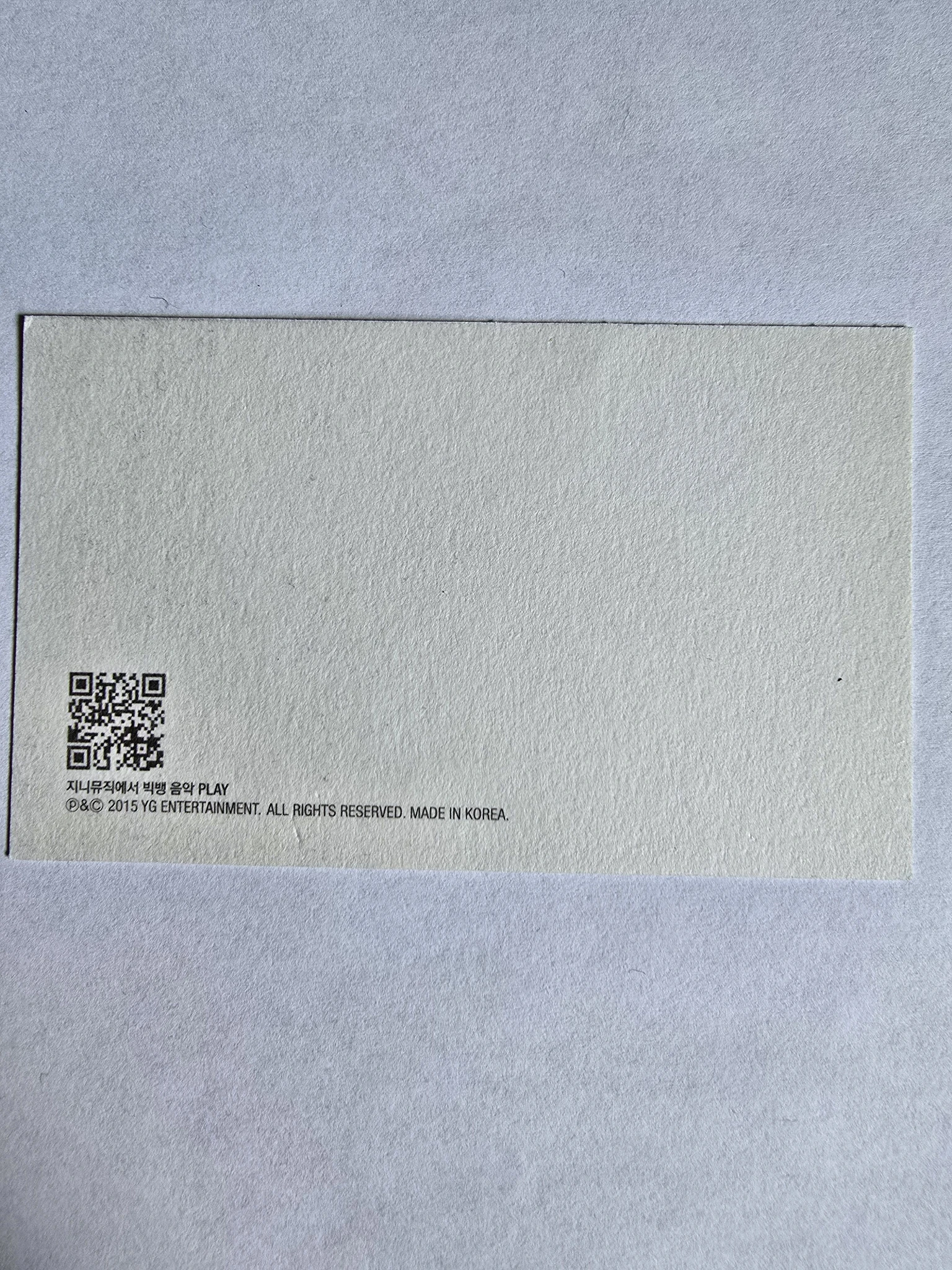 BIGBANG Taeyang BIGBANG - Taeyang - M Album album photocard listing photo 2