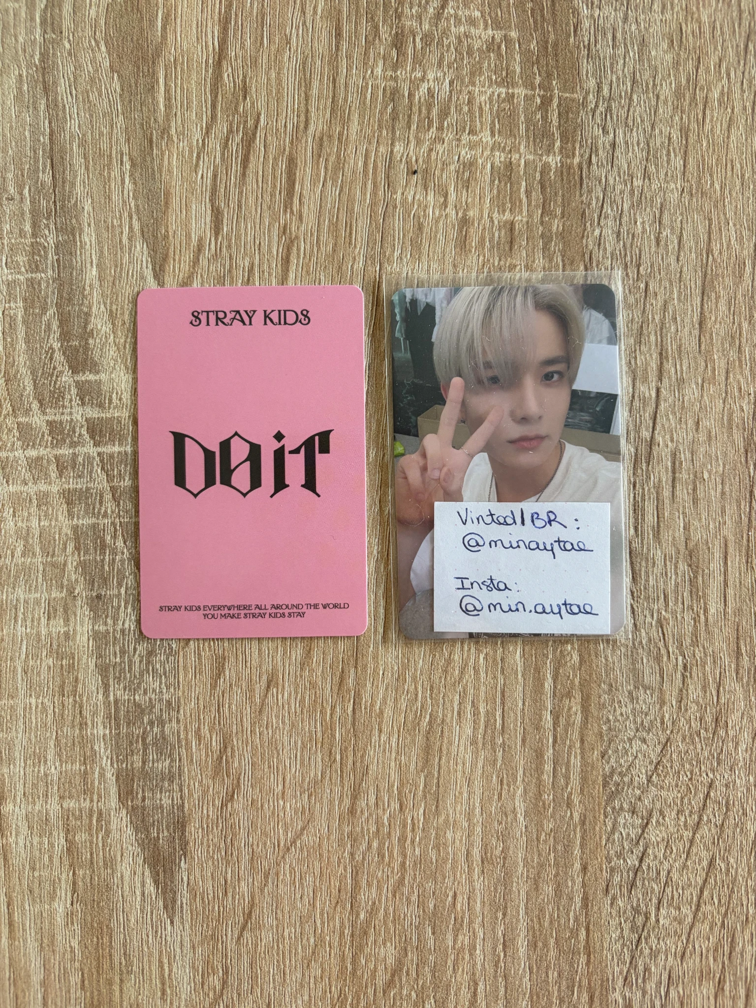 Stray Kids I.N Stray Kids - I.N - DO IT Pop-Up Store Event pop-up store merch photocard hoodie listing photo 2