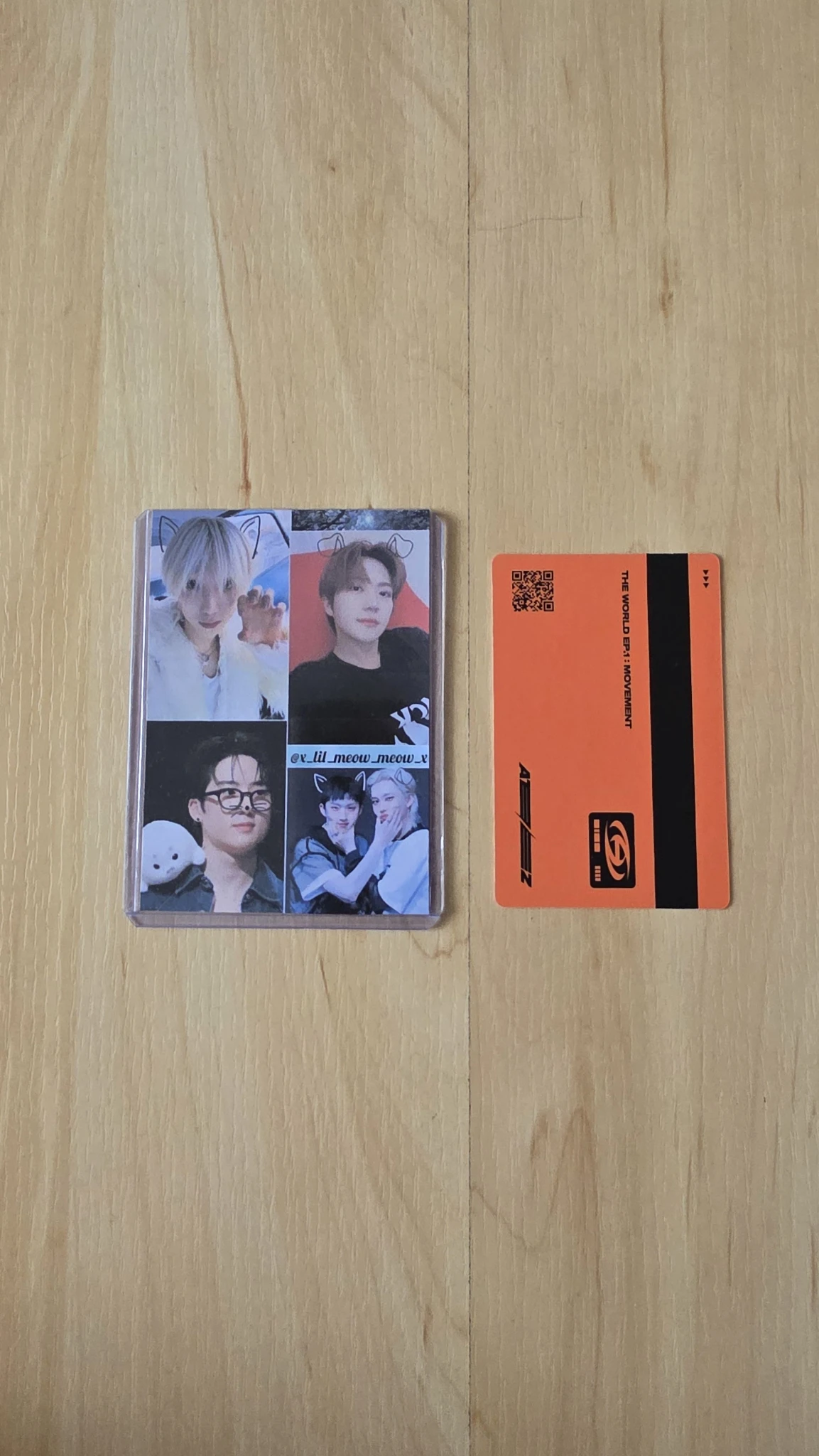 ATEEZ Yunho ATEEZ - Yunho - THE WORLD EP.1 : MOVEMENT Album Z Ver id card listing photo 2