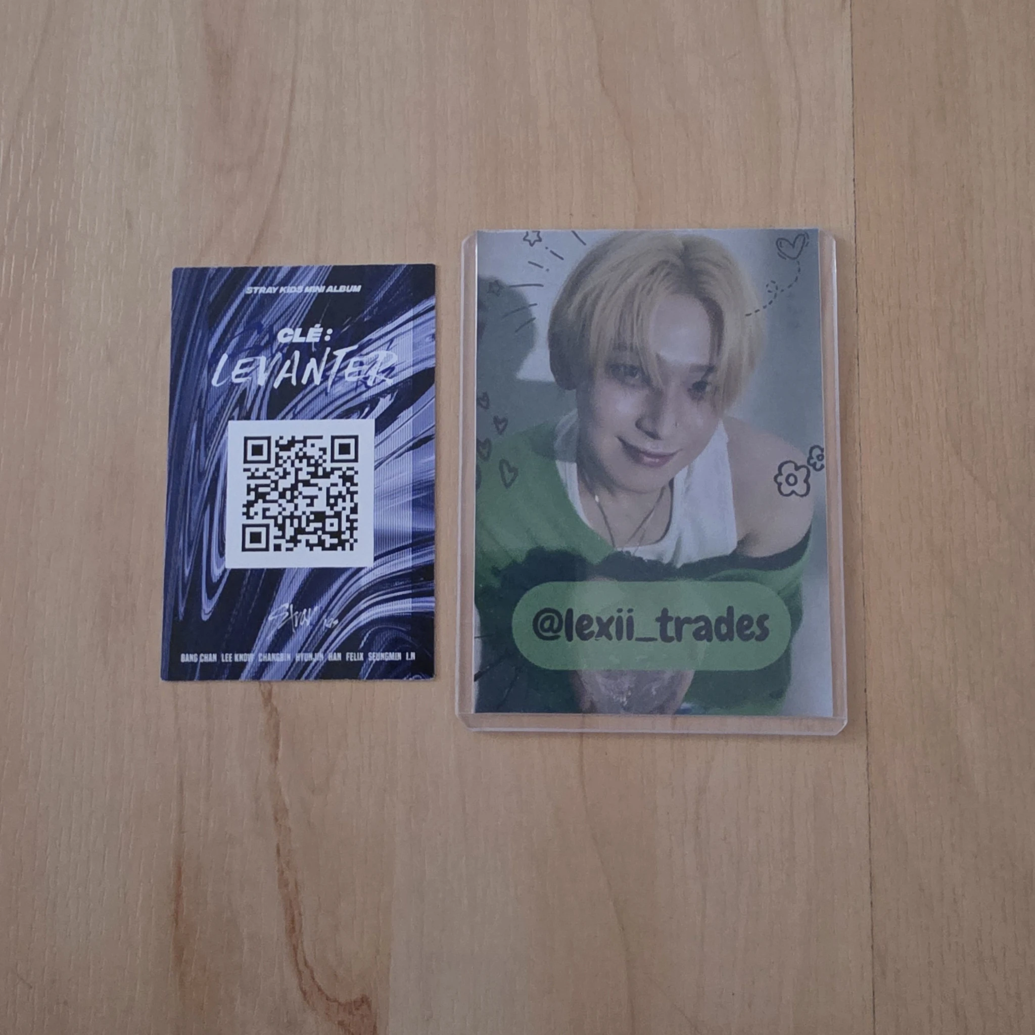 Stray Kids Changbin Stray Kids - Changbin - Clé: Levanter Album album photocard behind ver. listing photo 2