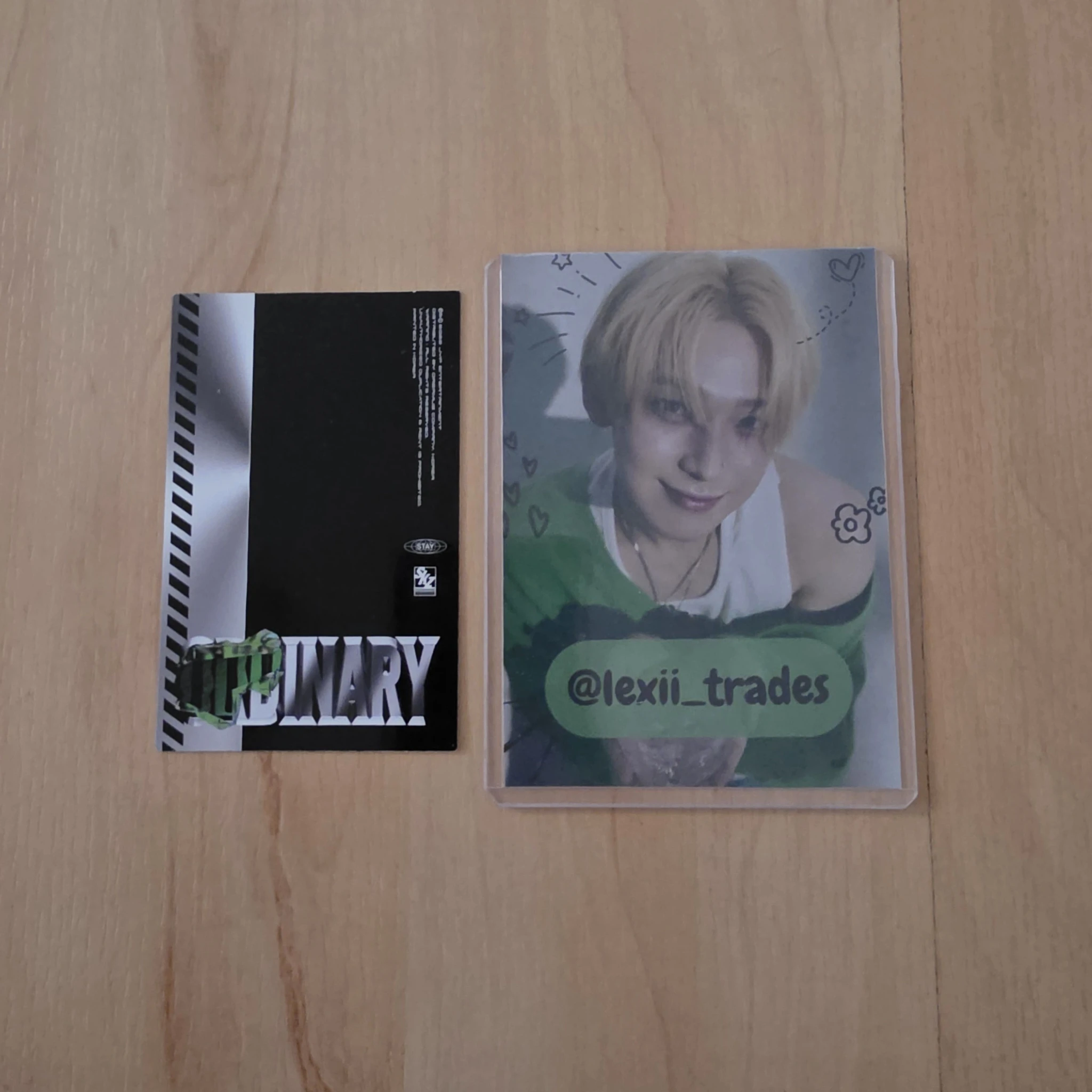 Stray Kids I.N Stray Kids - I.N - Oddinary Album album photocard id card listing photo 2