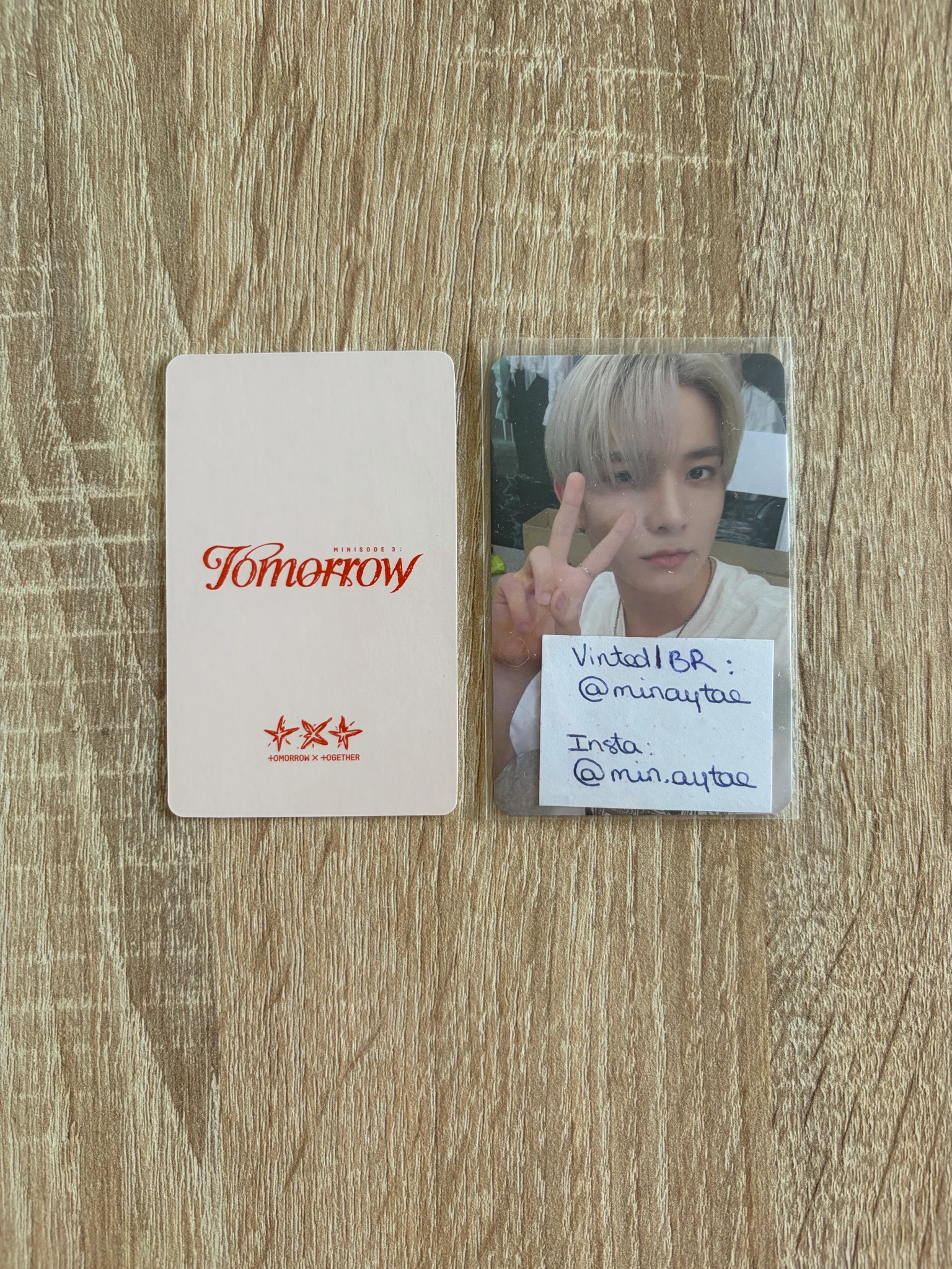 TOMORROW X TOGETHER Yeonjun TOMORROW X TOGETHER - Yeonjun - Minisode 3: Tomorrow Album lucky draw UMS japan (universal music store) listing photo 2