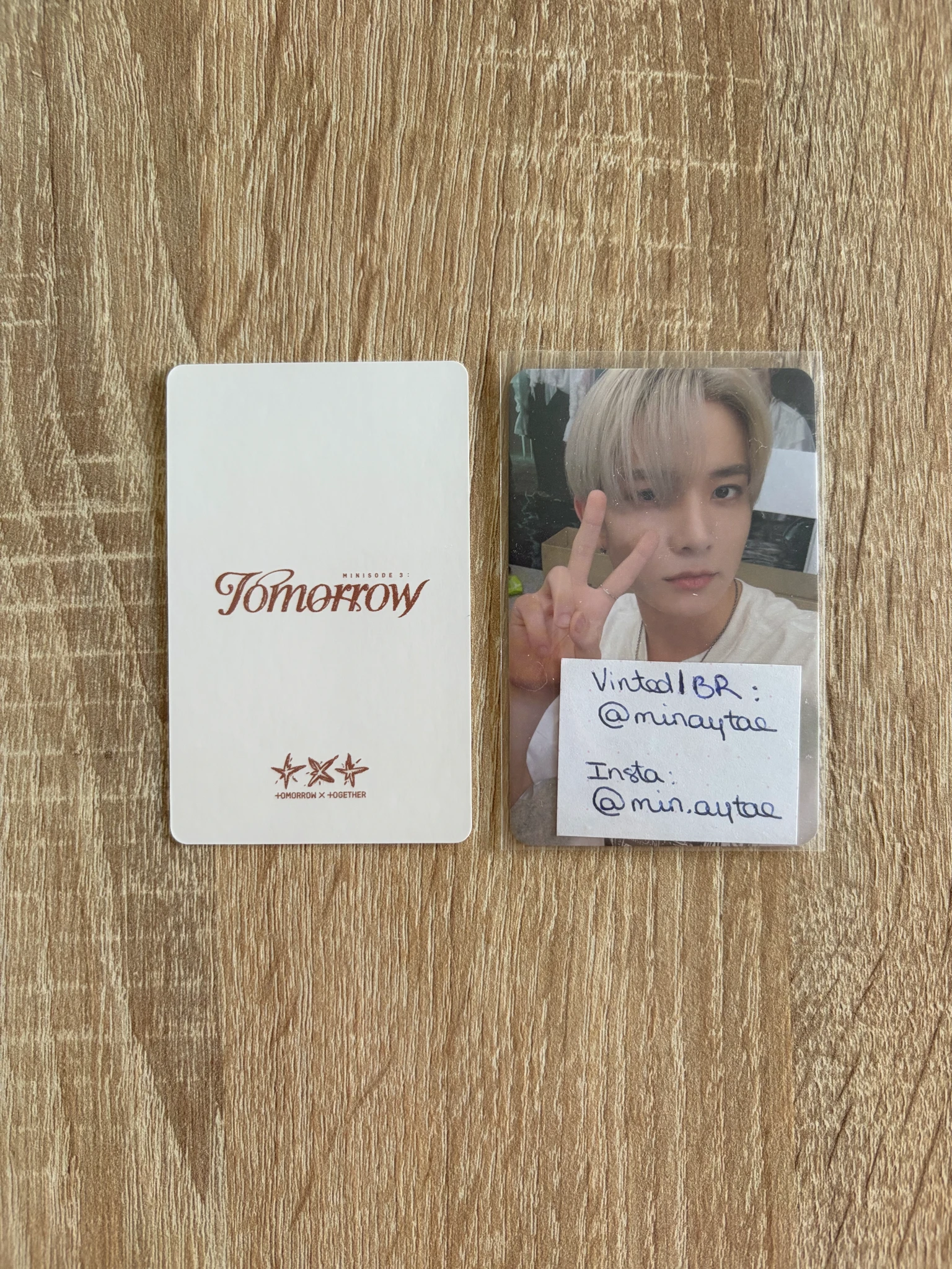TOMORROW X TOGETHER Yeonjun TOMORROW X TOGETHER - Yeonjun - Minisode 3: Tomorrow Album weverse shop japan (wvj) lucky draw listing photo 2