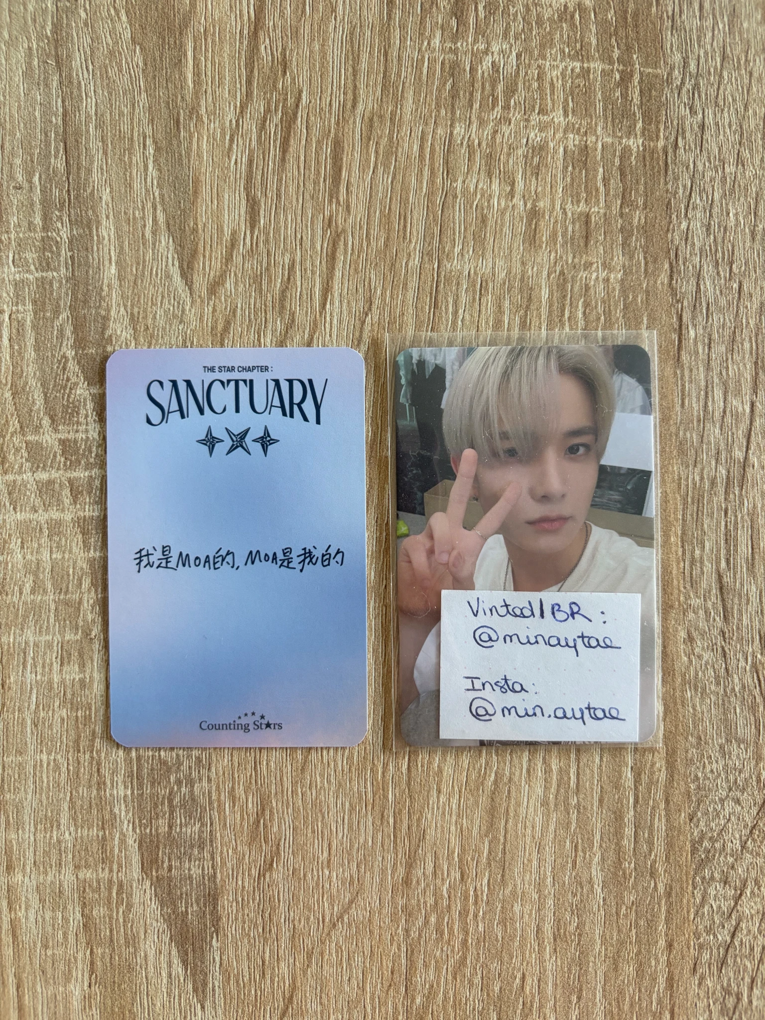 TOMORROW X TOGETHER Yeonjun TOMORROW X TOGETHER - Yeonjun - The Star Chapter: Sanctuary Album fansign counting stars round 2 china listing photo 2