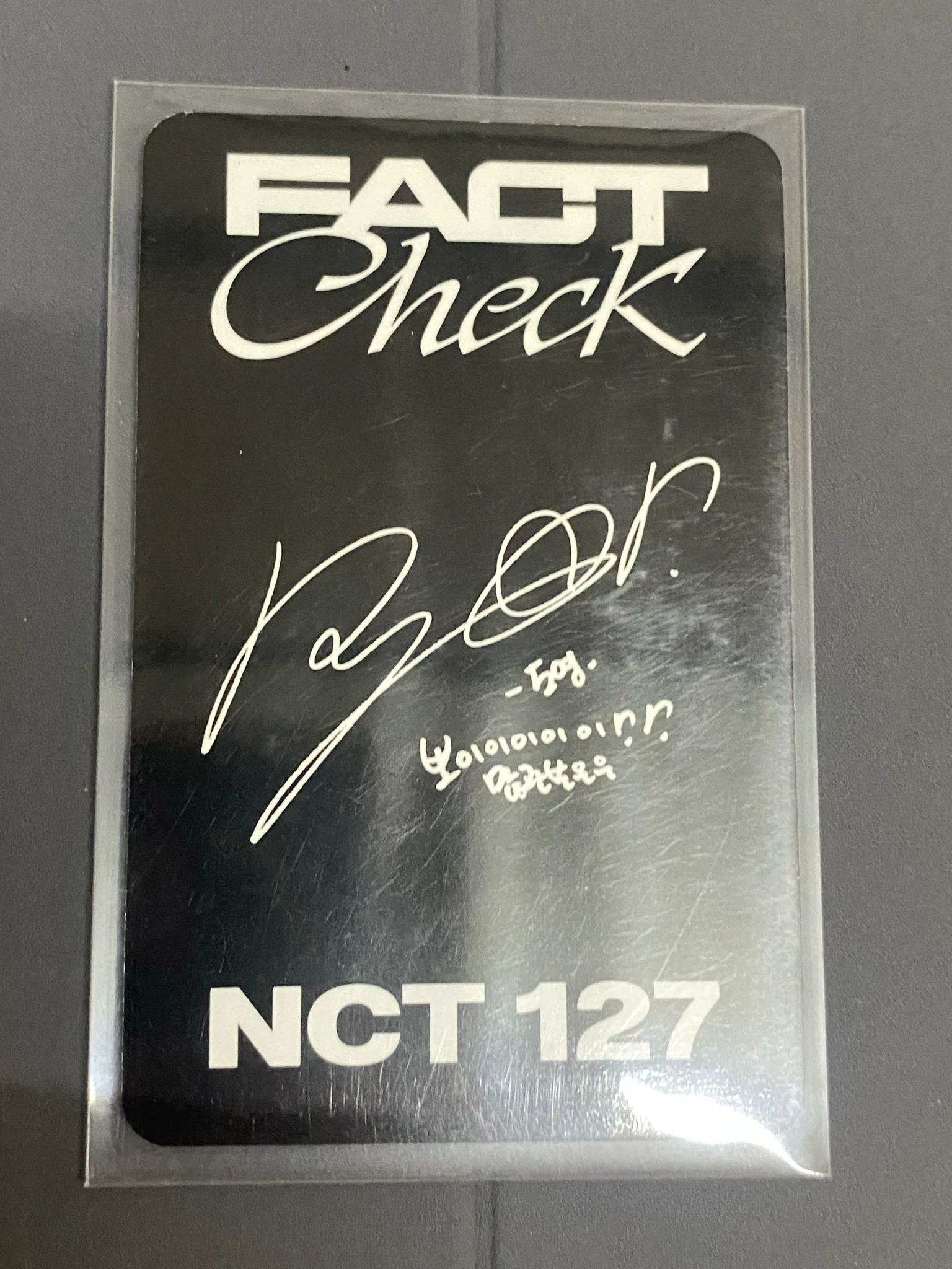 NCT 127 Doyoung NCT 127 - Doyoung - Fact Check Album listing photo 2