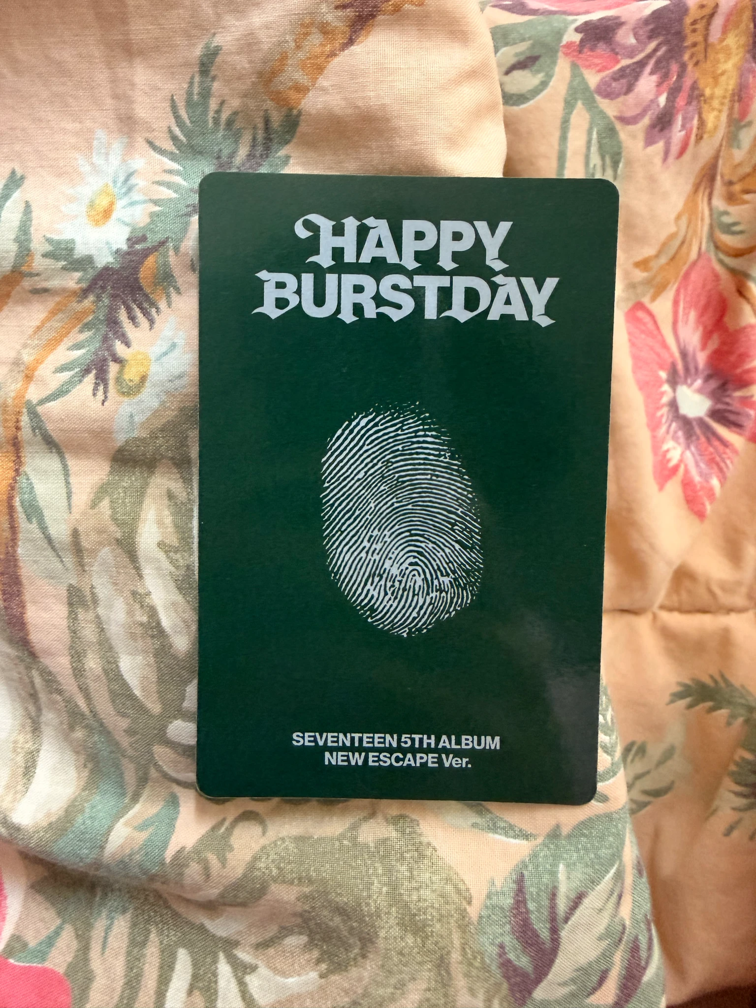 SEVENTEEN Mingyu SEVENTEEN - Mingyu - HAPPY BURSTDAY Album album photocard new escape version listing photo 2