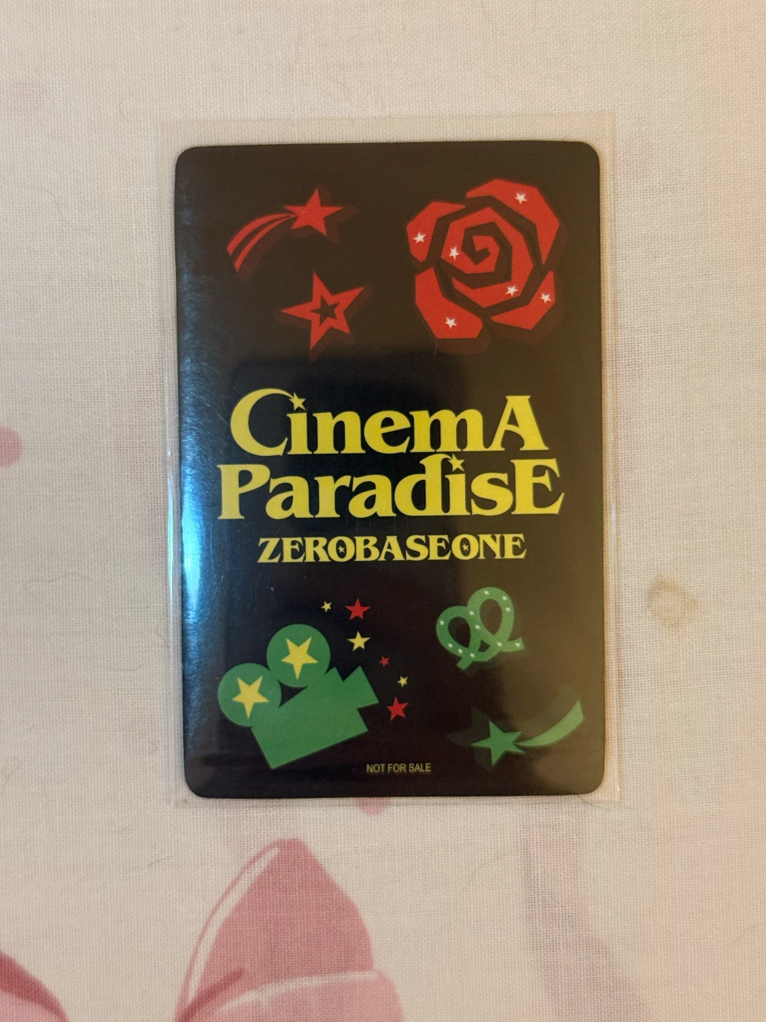 ZEROBASEONE Gunwook ZEROBASEONE - Gunwook - Cinema Paradise Album japan retail stores A version lucky draw (LD) listing photo 2