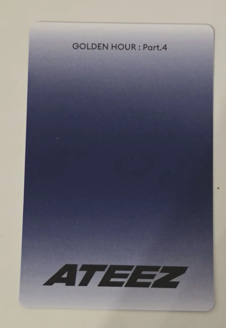 ATEEZ Jongho ATEEZ - Jongho - Golden Hour : Part.4 Album poca album A version listing photo 2