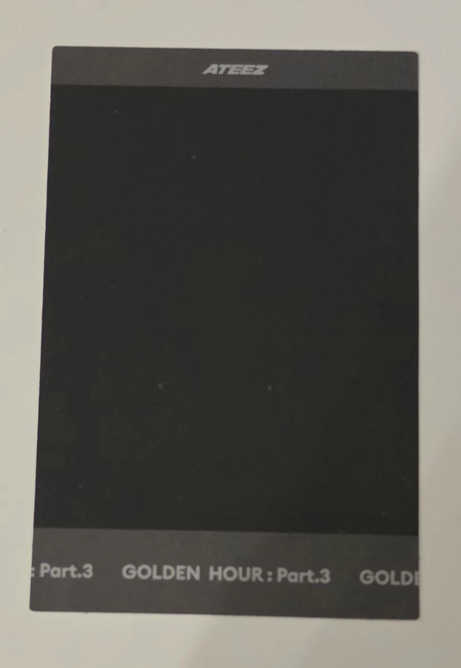 ATEEZ Jongho ATEEZ - Jongho - Golden Hour : Part.3 Album - Poca Album Polaroid listing photo 2