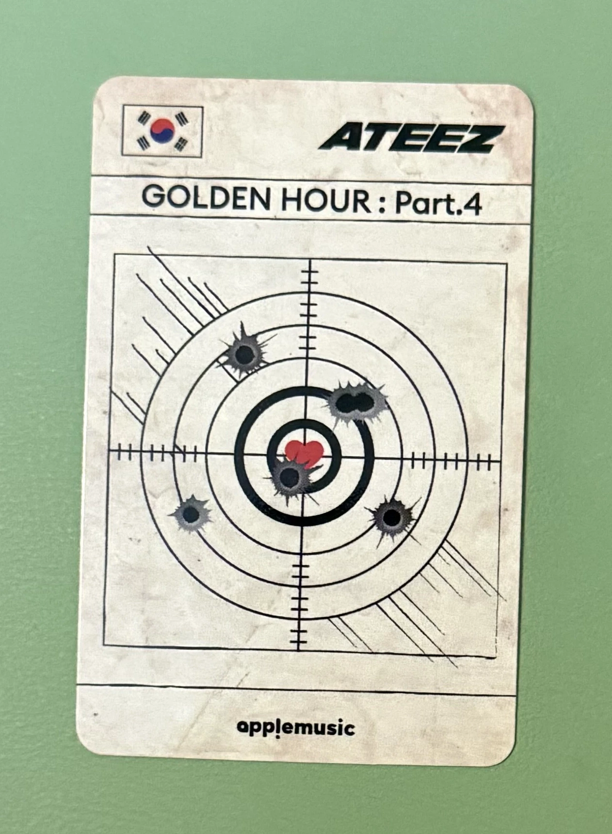 ATEEZ San ATEEZ - San - Golden Hour : Part.4 Album apple music fansign listing photo 2
