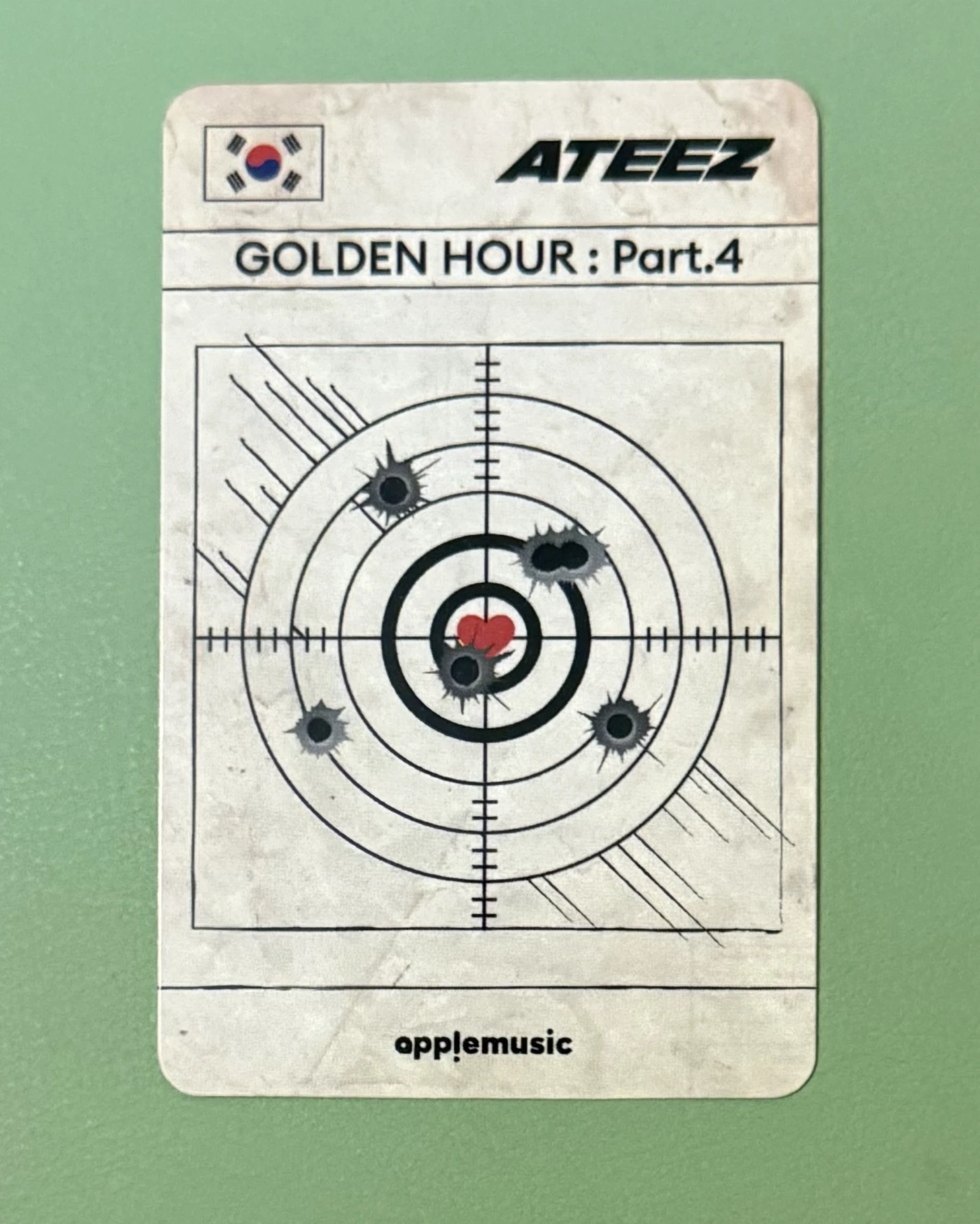 ATEEZ Yeosang ATEEZ - Yeosang - Golden Hour : Part.4 Album apple music fansign listing photo 2