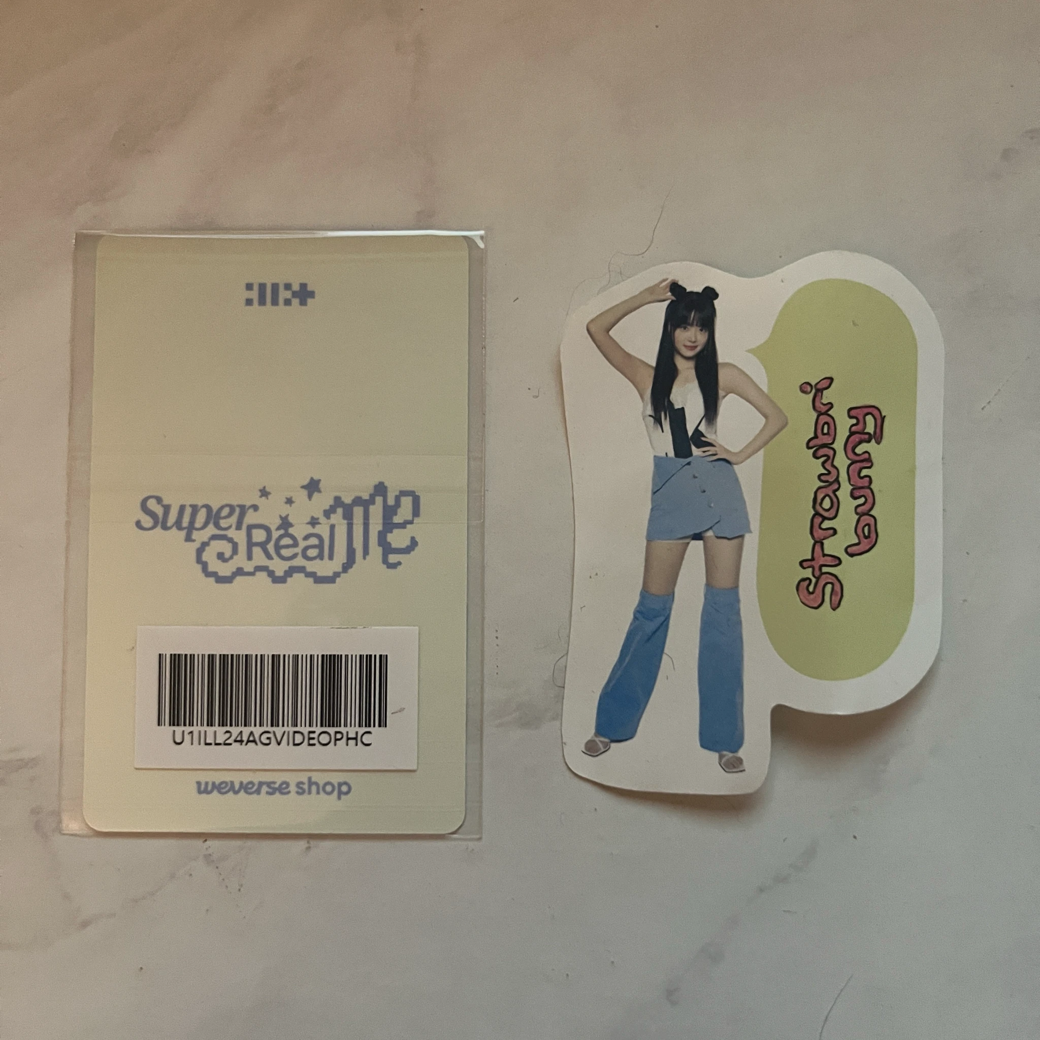 ILLIT Yunah ILLIT - SUPER REAL ME Album weverse video call pre-order benefit listing photo 2