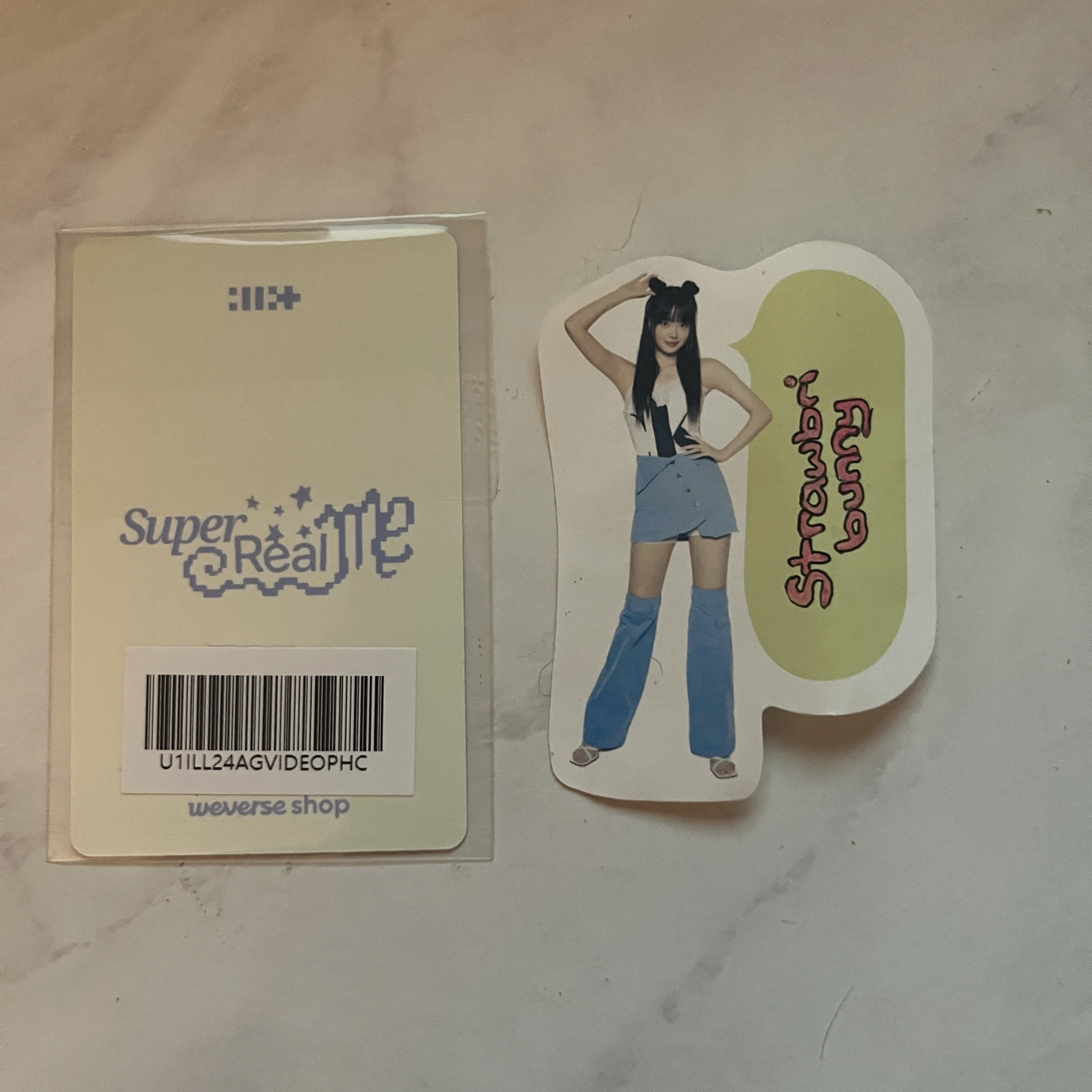 ILLIT Minju ILLIT - SUPER REAL ME Album weverse video call pre-order benefit listing photo 2