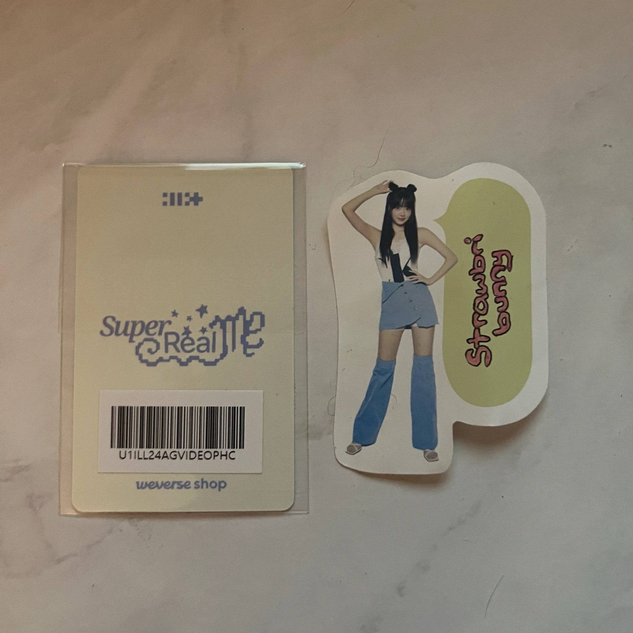 ILLIT Moka ILLIT - SUPER REAL ME Album weverse video call pre-order benefit listing photo 2