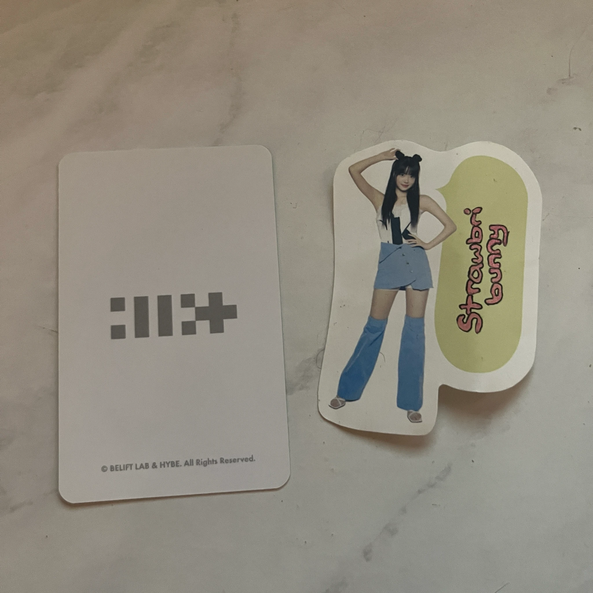 ILLIT Iroha ILLIT - Iroha - Official Light Stick Other lightstick photocard set listing photo 2