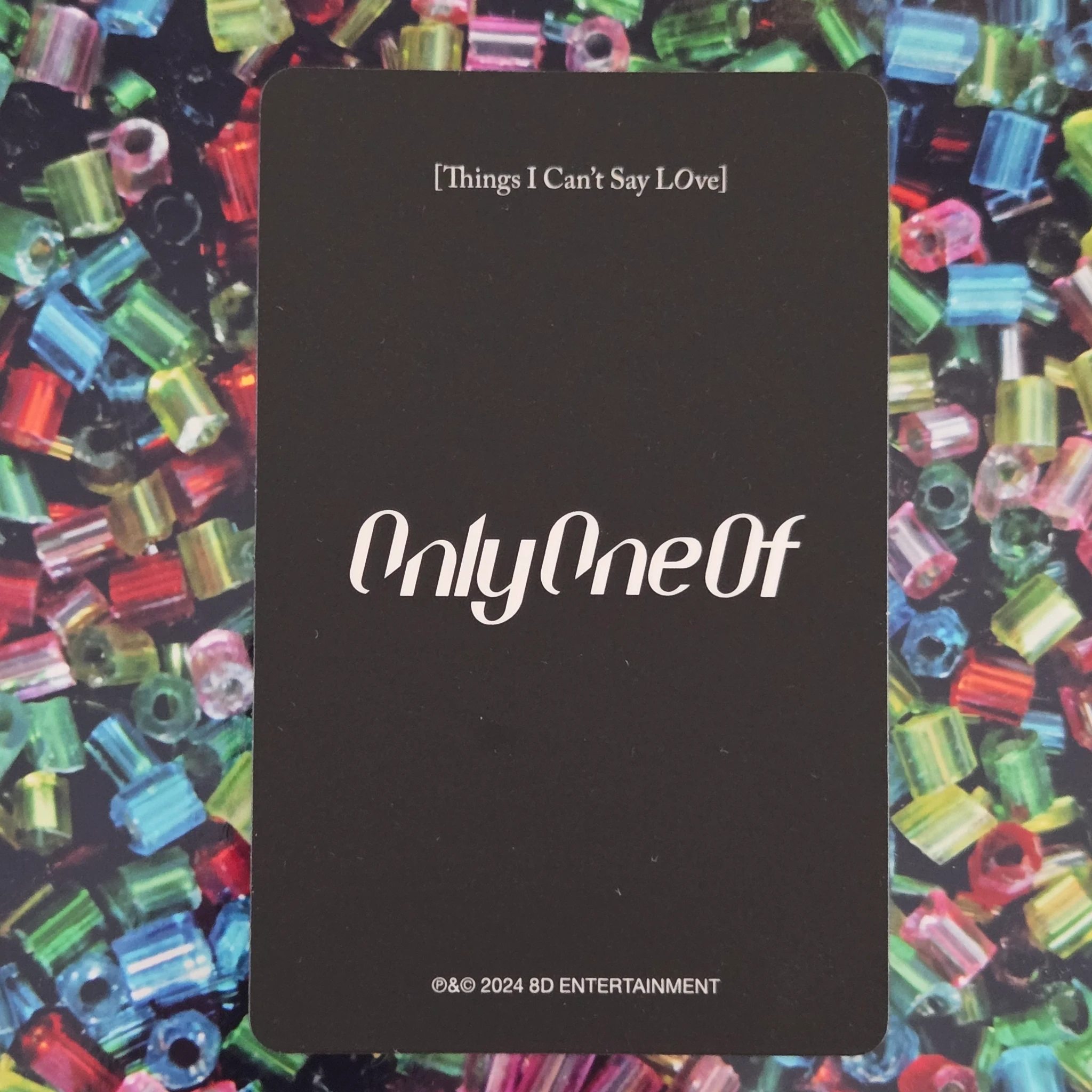 OnlyOneOf Nine OnlyOneOf - Nine - Things I Can’t Say LOve Album album photocard lenticular listing photo 2