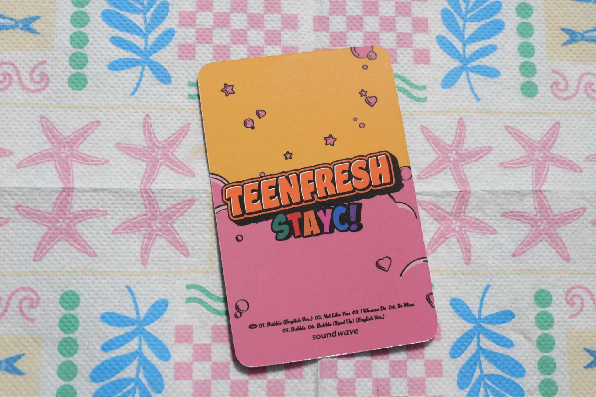 STAYC Isa STAYC - Isa - TEENFRESH Album soundwave round 2 fansign listing photo 2
