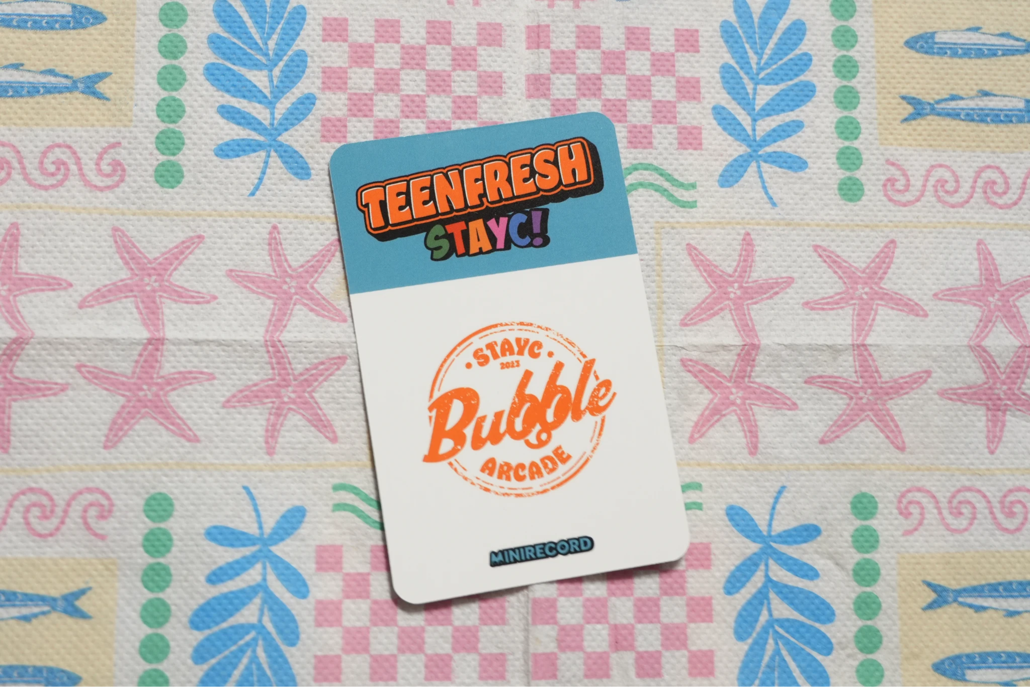 STAYC Isa STAYC - Isa - TEENFRESH Album minirecord shop round 3 video call (fancall) fansign listing photo 2