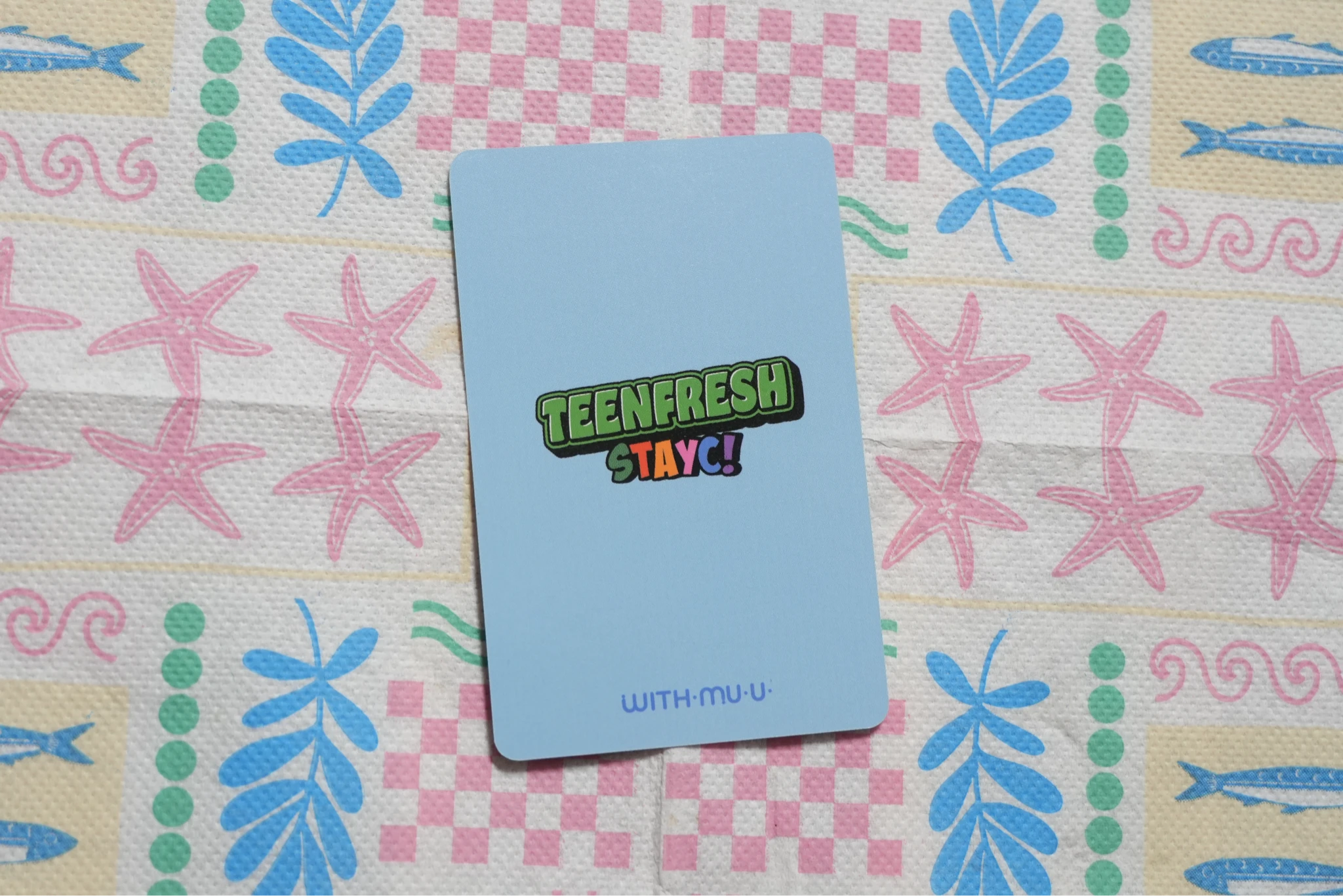 STAYC STAYC - Sumin & Sieun & Isa - TEENFRESH Album withmuu/withdrama lucky draw (LD) hyundai listing photo 2