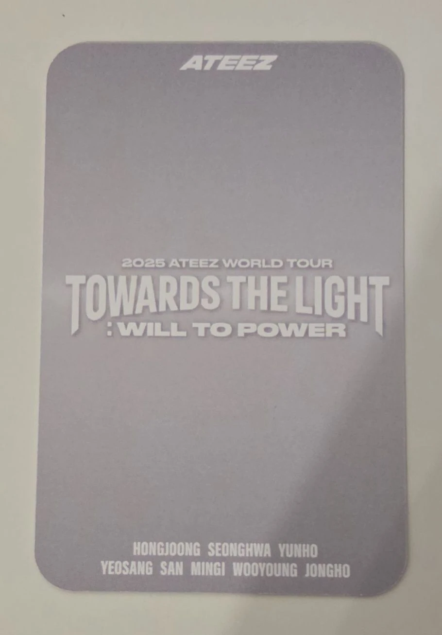 ATEEZ Wooyoung ATEEZ - Wooyoung - Towards The Light: Will To Power Event atiny zone listing photo 2