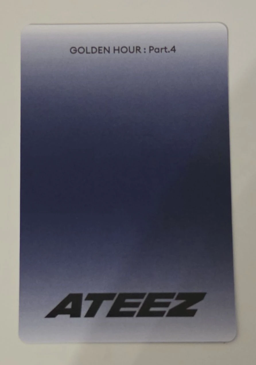 ATEEZ Mingi ATEEZ - Mingi - Golden Hour : Part.4 Album album photocard poca album listing photo 2