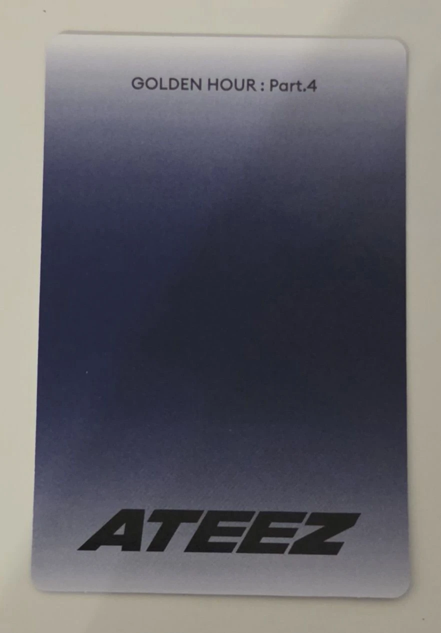 ATEEZ San ATEEZ - San - Golden Hour : Part.4 Album album photocard poca album listing photo 2