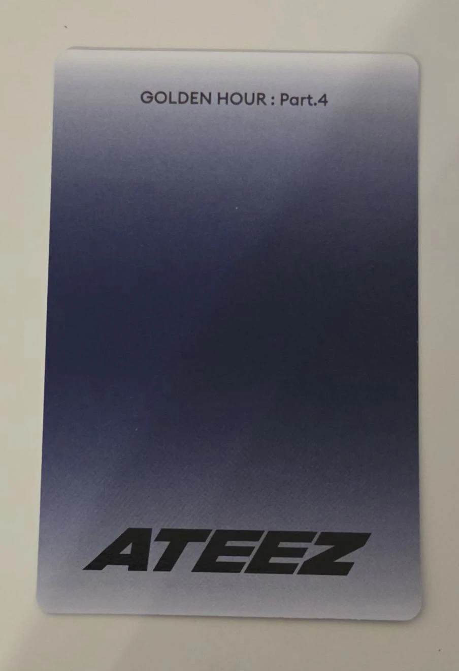 ATEEZ San ATEEZ - San - Golden Hour : Part.4 Album album photocard poca album listing photo 2