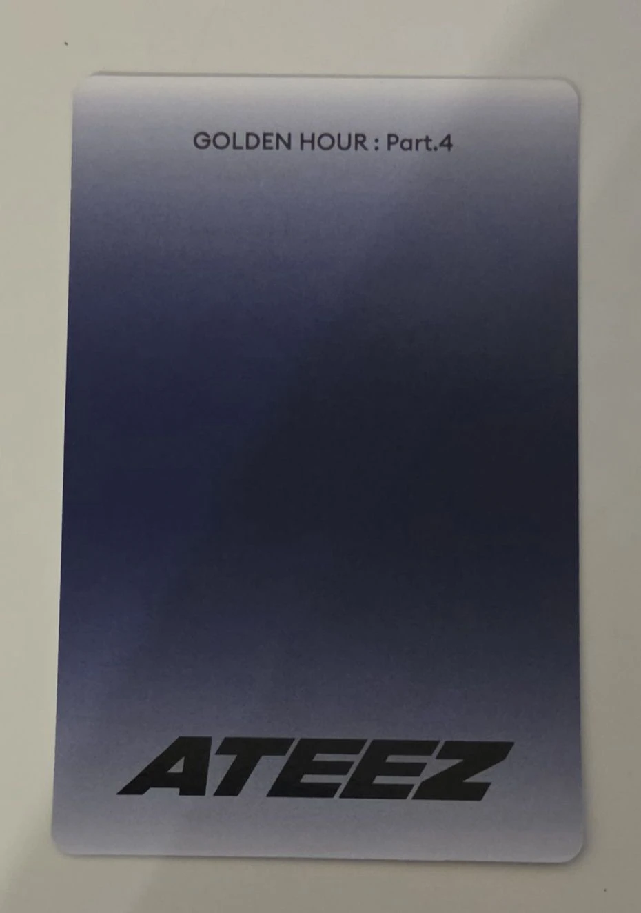 ATEEZ Yeosang ATEEZ - Yeosang - Golden Hour : Part.4 Album album photocard poca album listing photo 2