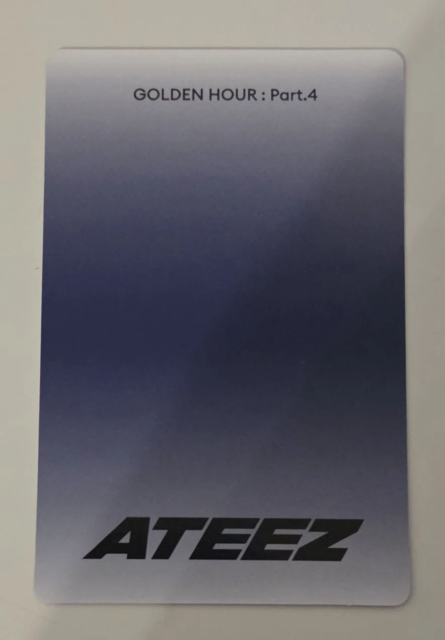 ATEEZ Yeosang ATEEZ - Yeosang - Golden Hour : Part.4 Album album photocard poca album listing photo 2