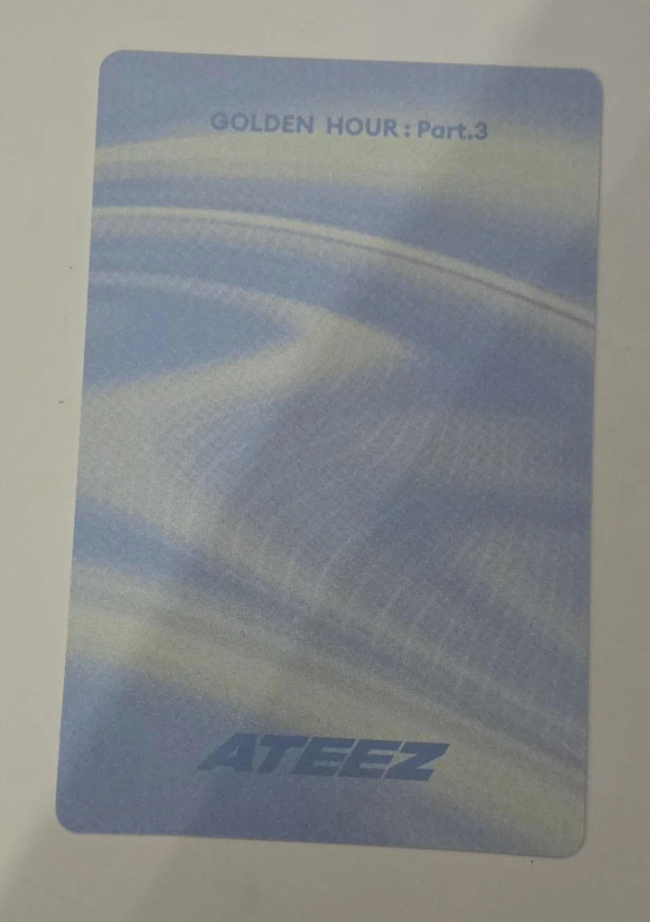 ATEEZ Yeosang ATEEZ - Yeosang - Golden Hour : Part.3 Album poca album album photocard version 1 listing photo 2
