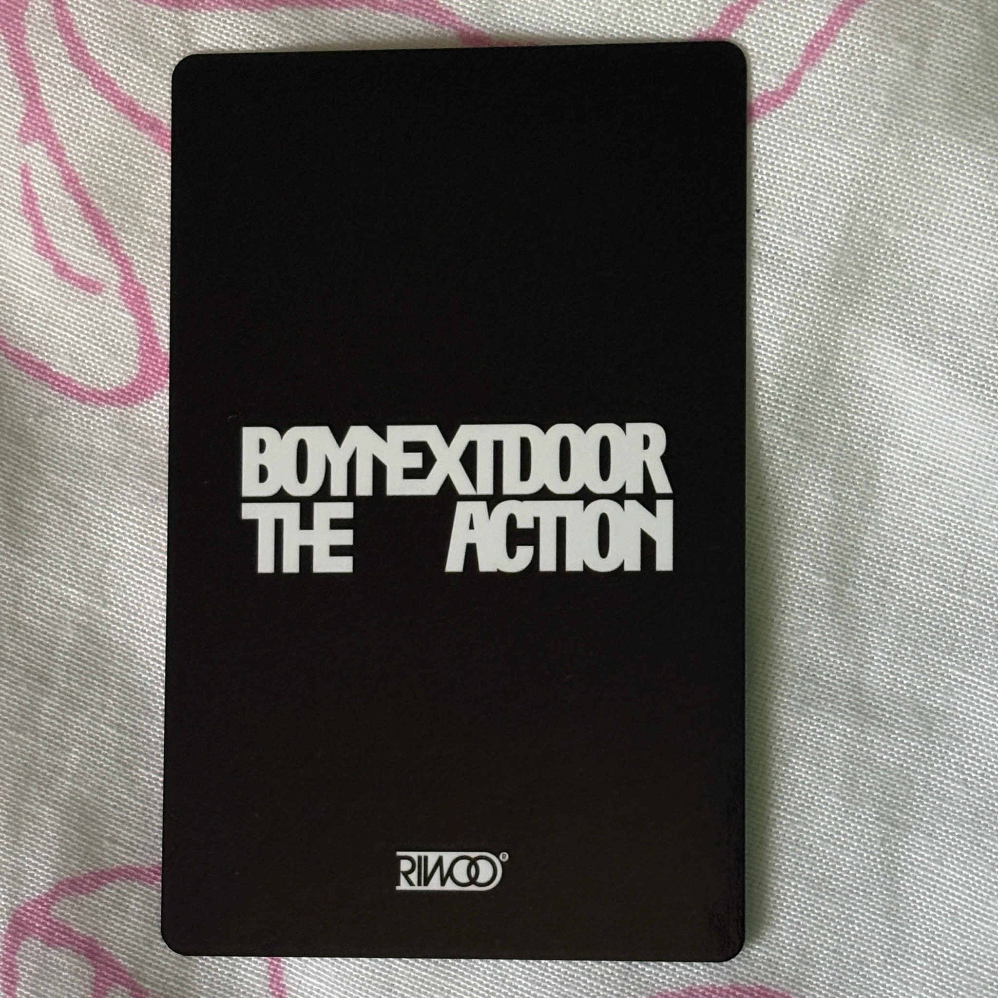 BOYNEXTDOOR Riwoo BOYNEXTDOOR - Riwoo - The Action Album merch photocard zip-up hoodie listing photo 2