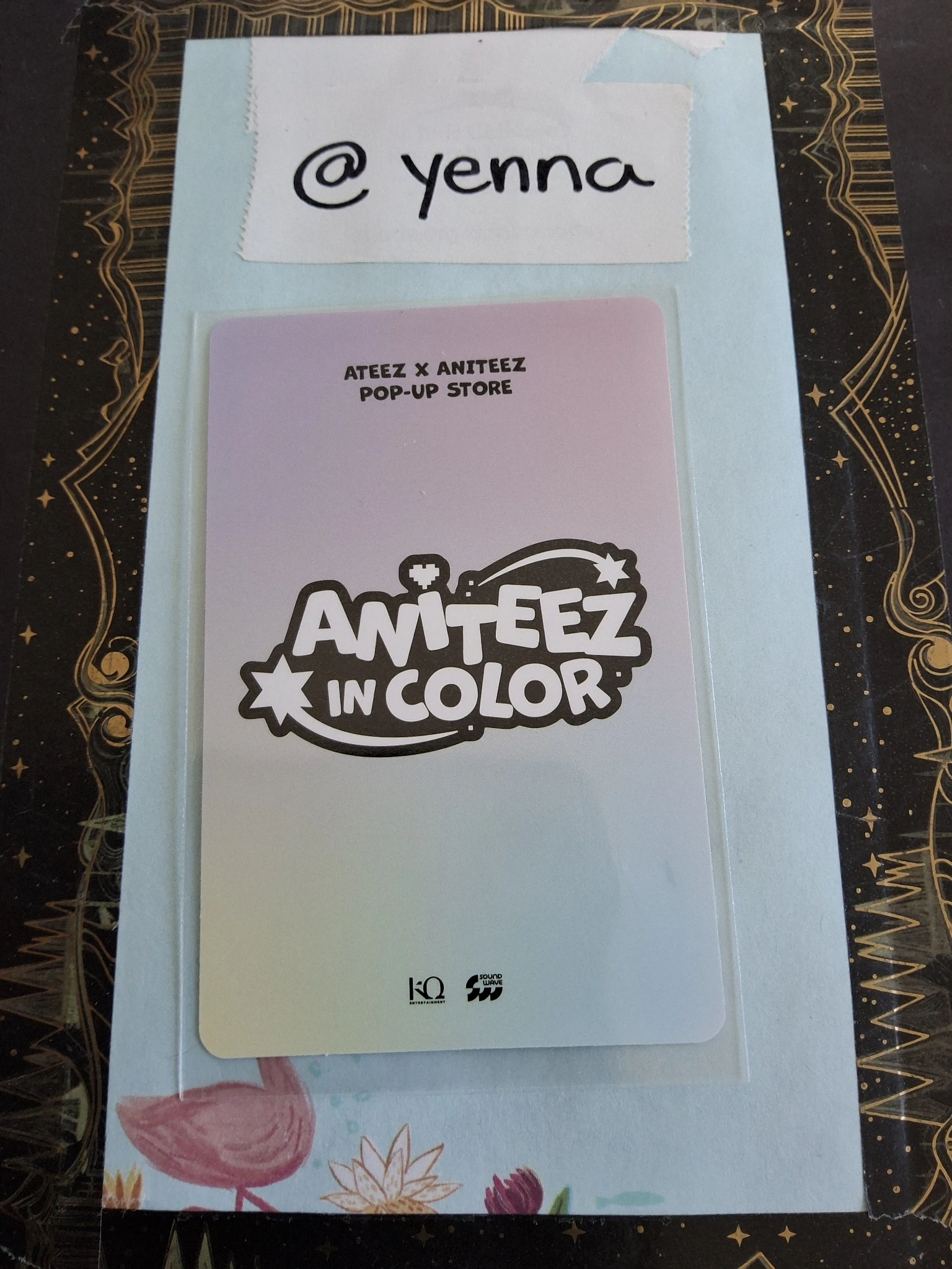 ATEEZ Hongjoong ATEEZ - Hongjoong - ANITEEZ IN COLOR Other pop-up exclusive purchase benefit online listing photo 2