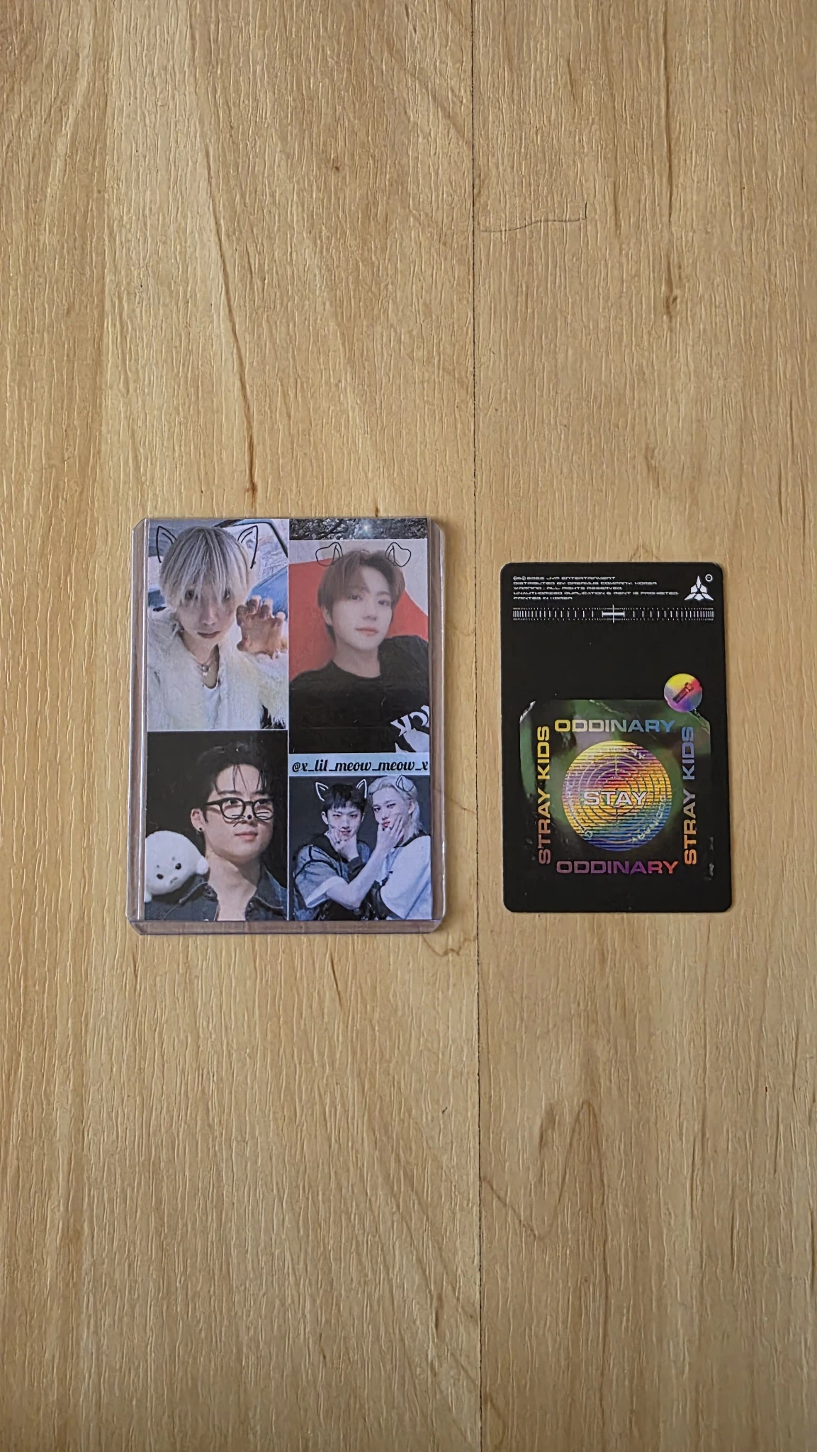 Stray Kids Stray Kids - Felix & I.N - Oddinary Album album photocard unit listing photo 2