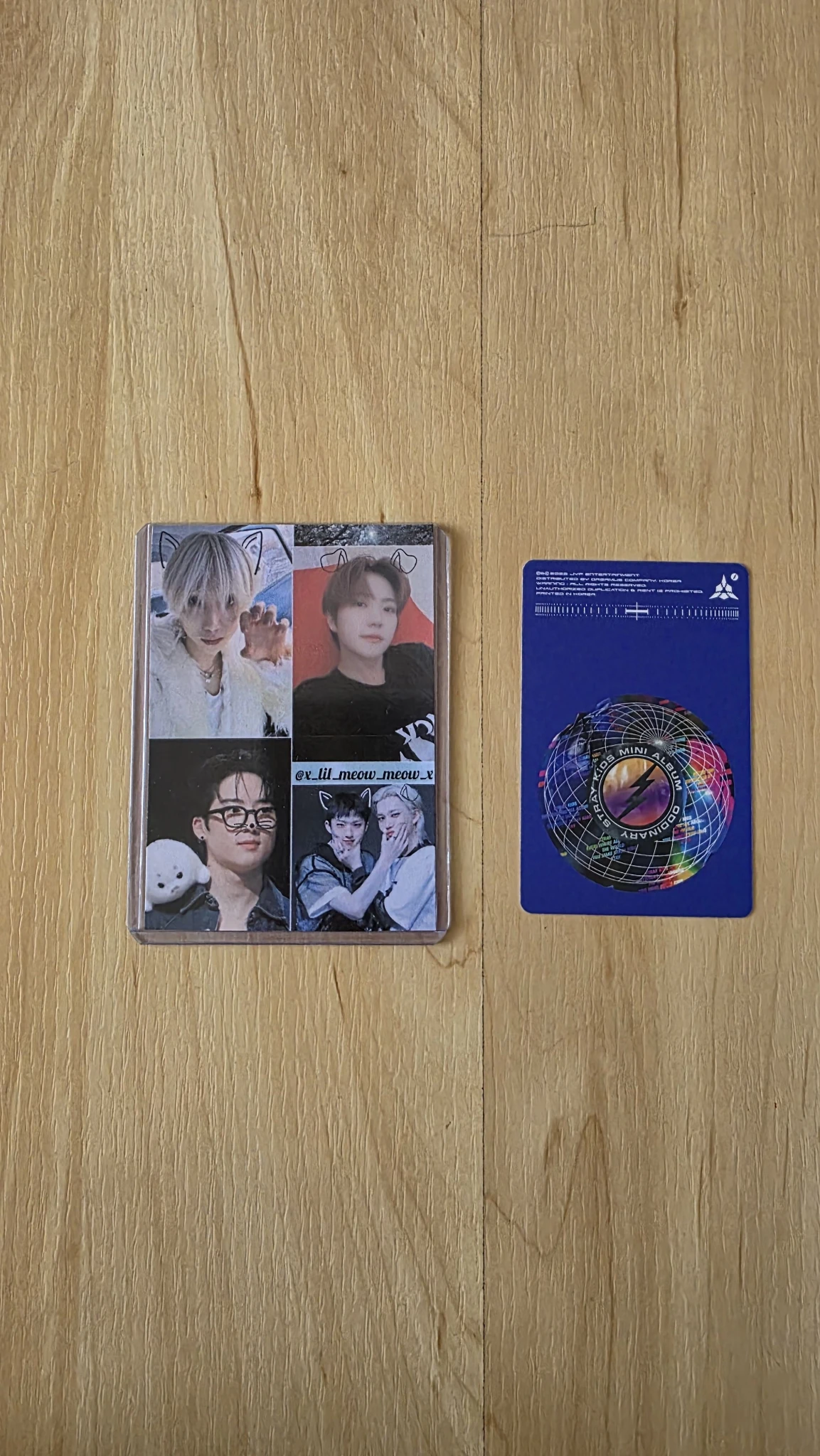 Stray Kids Stray Kids - Felix & Lee Know - Oddinary Album trading card pre-order benefit album photocard listing photo 2