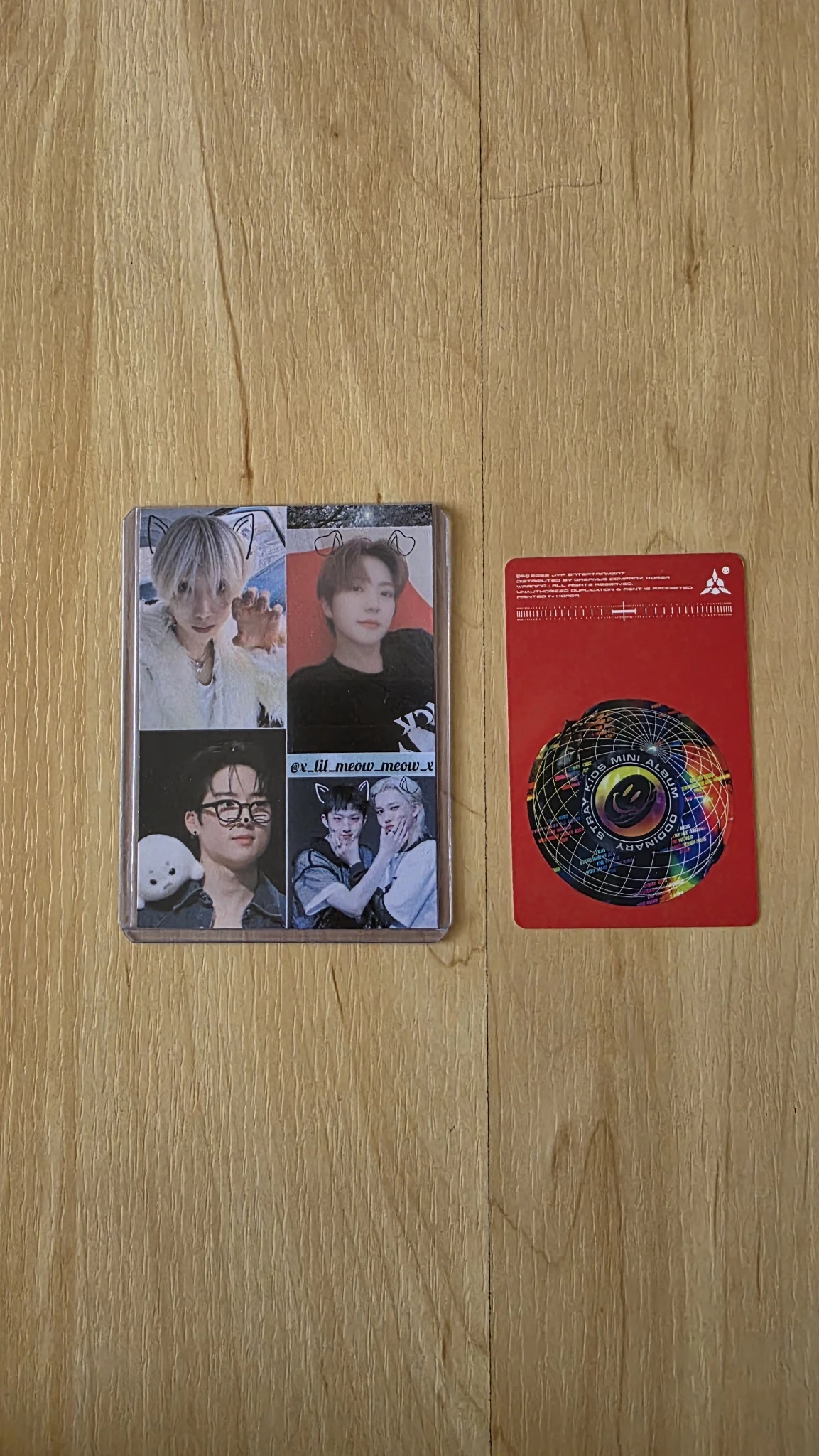 Stray Kids Stray Kids - Changbin & Seungmin - Oddinary Album album photocard unit listing photo 2