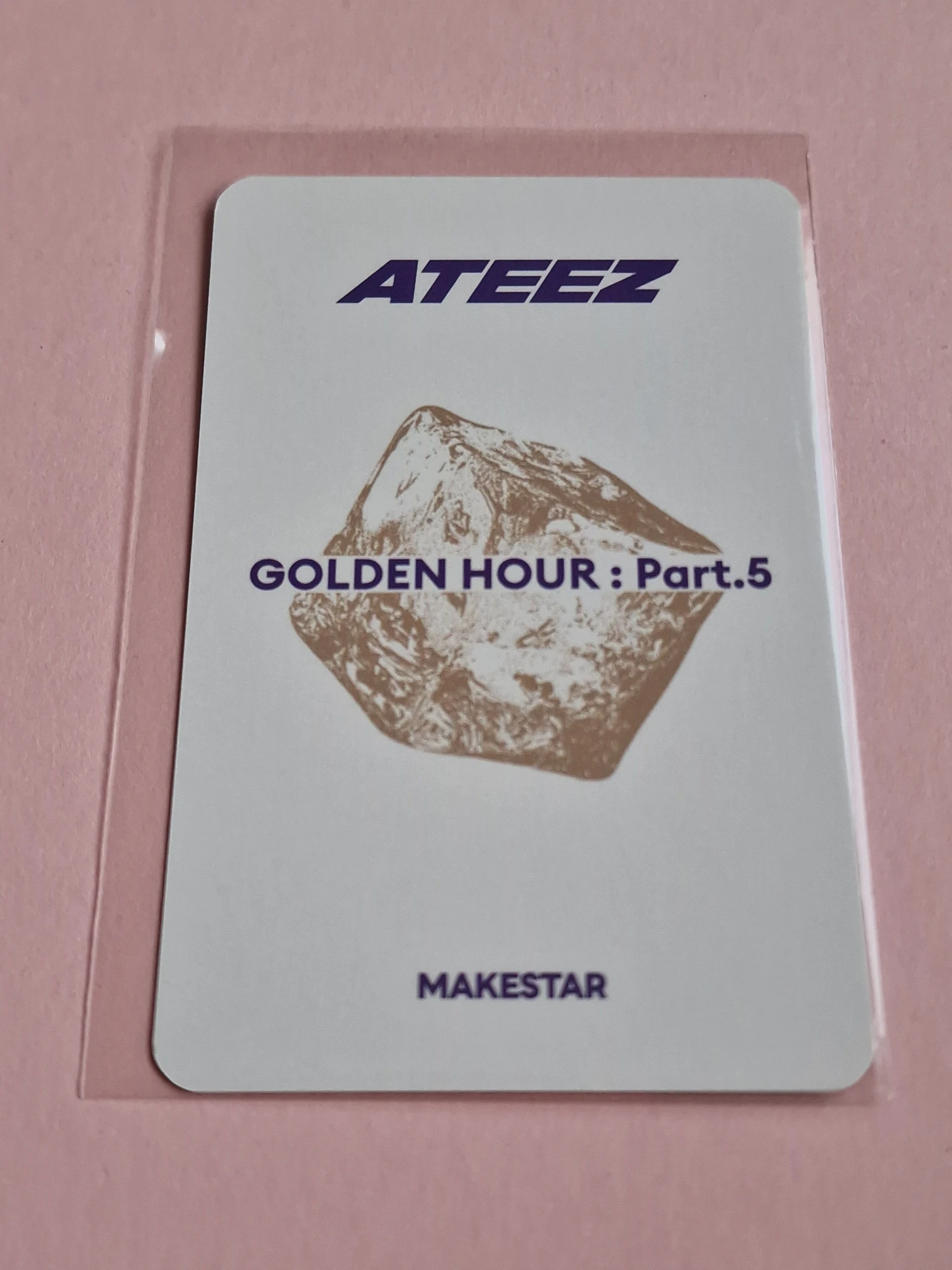 ATEEZ ATEEZ - Mingi & Yunho - GOLDEN HOUR : Part.5 Album makestar lucky draw (LD) listing photo 2
