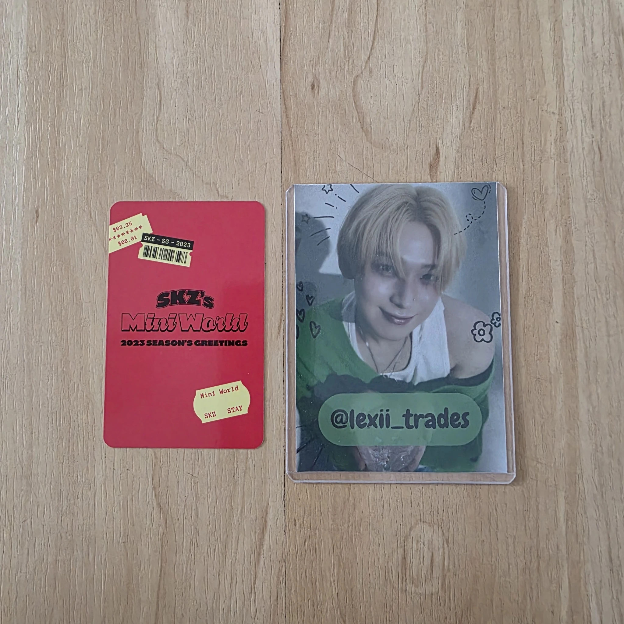 Stray Kids Changbin Stray Kids - Changbin - 2023 Season's Greetings - SKZ's Mini World Other photocard set selfie version listing photo 2