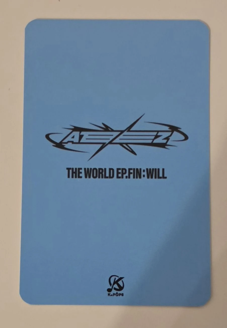 ATEEZ Yunho ATEEZ - Yunho - THE WORLD EP.FIN : WILL Album pob (pre-order benefit) knpops round 2 listing photo 2