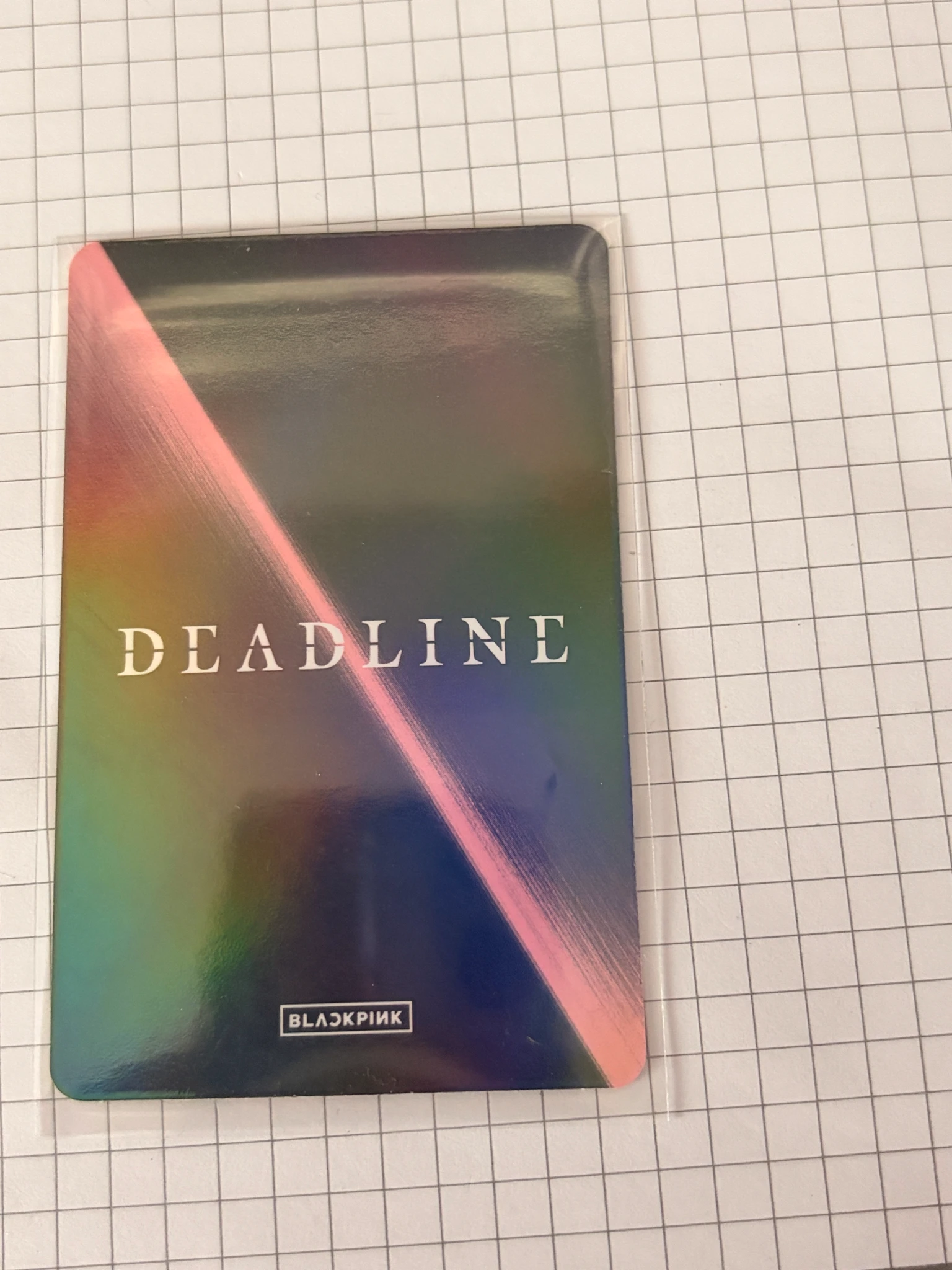 BLACKPINK Lisa BLACKPINK - Lisa - Deadline Album silver version album photocard listing photo 2