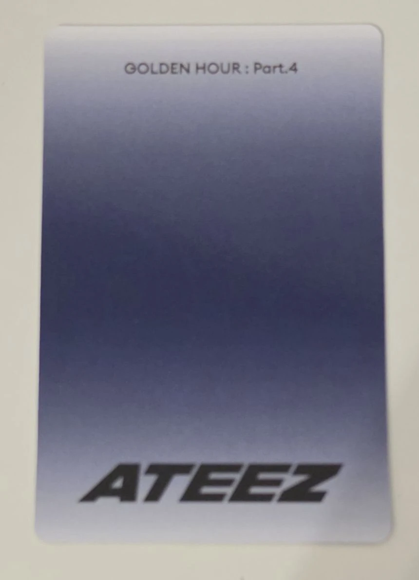 ATEEZ Yunho ATEEZ - Yunho - Golden Hour : Part.4 Album album photocard poca album listing photo 2