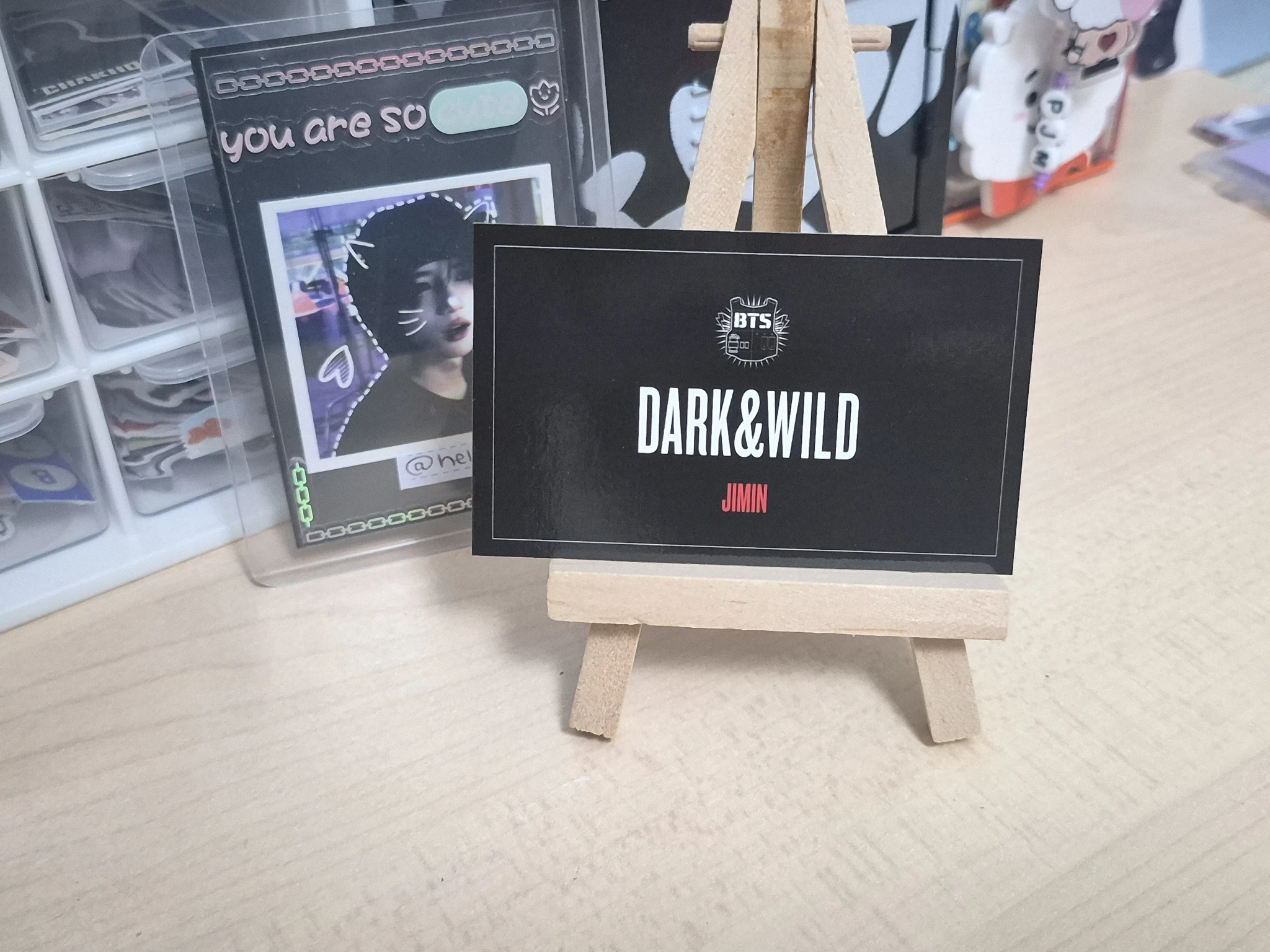 BTS Jimin BTS - Jimin - Dark & Wild Album album photocard horizontal listing photo 2