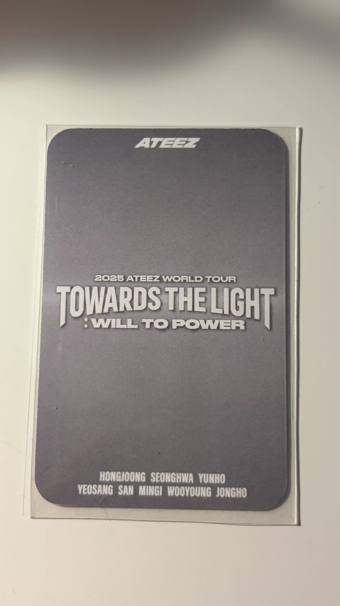 ATEEZ Hongjoong ATEEZ - Hongjoong - Towards The Light: Will To Power World Tour Event atiny zone listing photo 2
