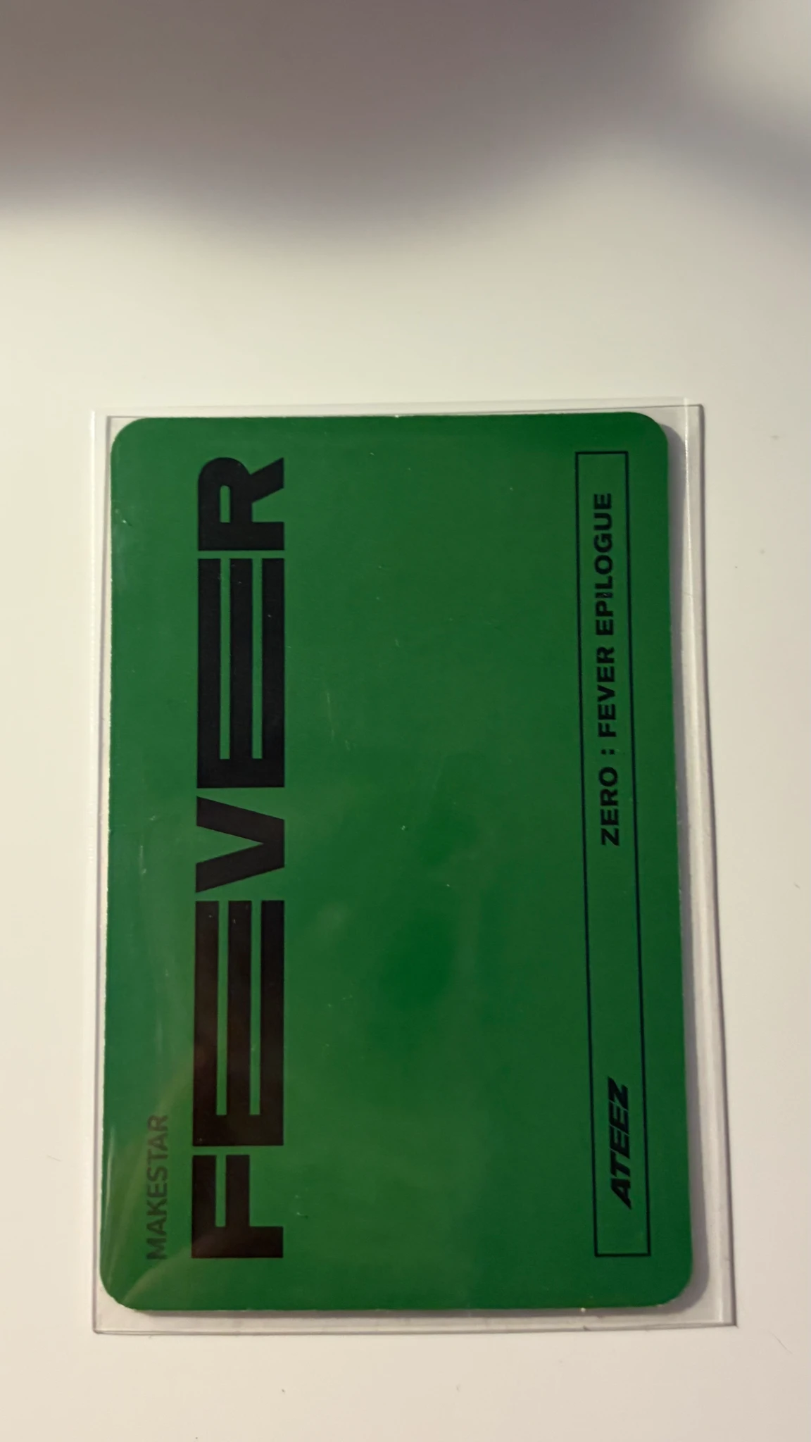 ATEEZ Hongjoong ATEEZ - Hongjoong - ZERO : FEVER EPILOGUE Album pob (pre-order benefit) makestar round 2 listing photo 2