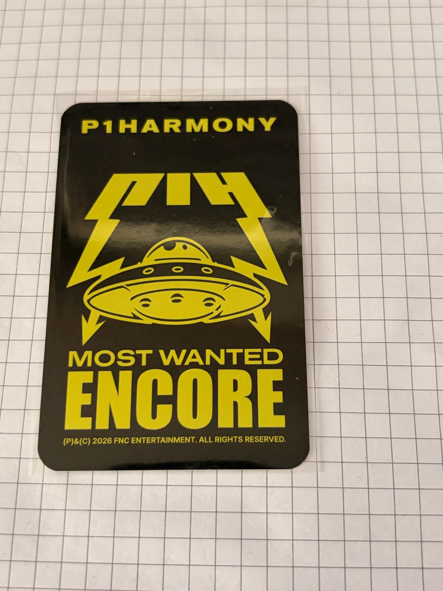 P1Harmony Jongseob P1Harmony - Jongseob - 2025 P1Harmony LIVE TOUR [P1ustage H : MOST WANTED] Event tour merch encore seoul trading card listing photo 2