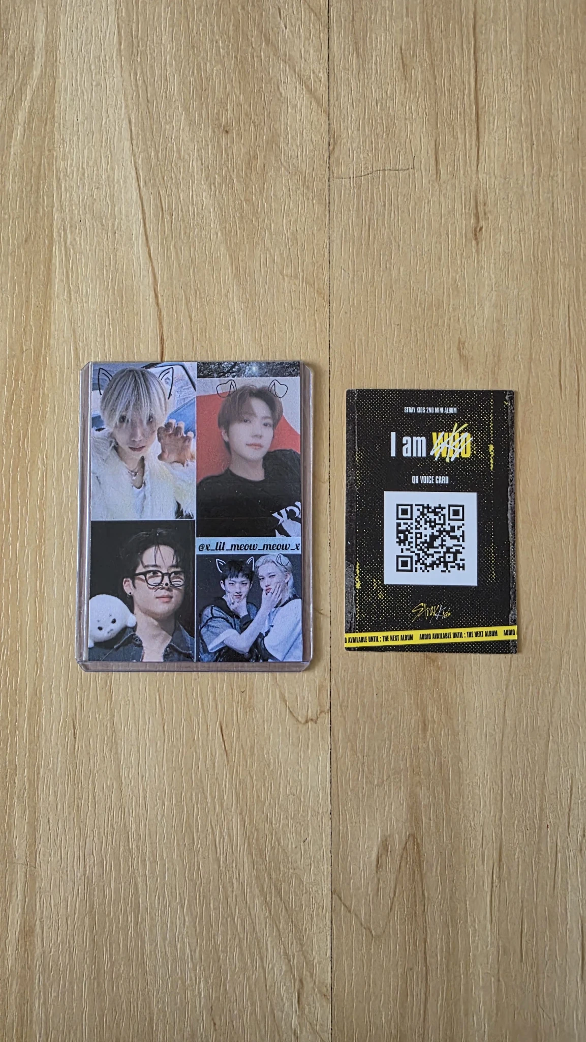 Stray Kids Felix Stray Kids - Felix - I am WHO? Album album photocard yellow border listing photo 2