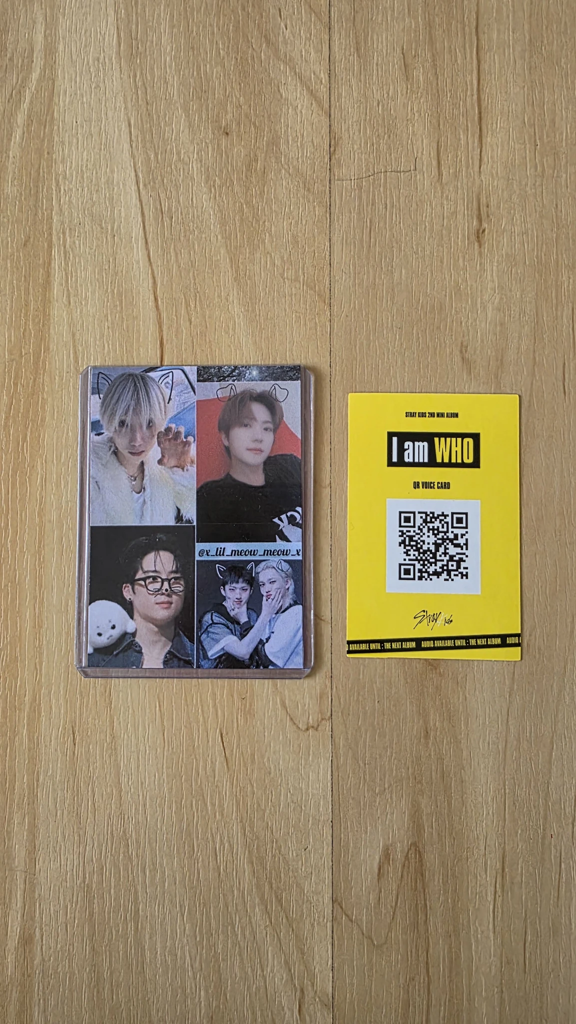 Stray Kids Felix Stray Kids - Felix - I am WHO? Album album photocard behind ver. listing photo 2