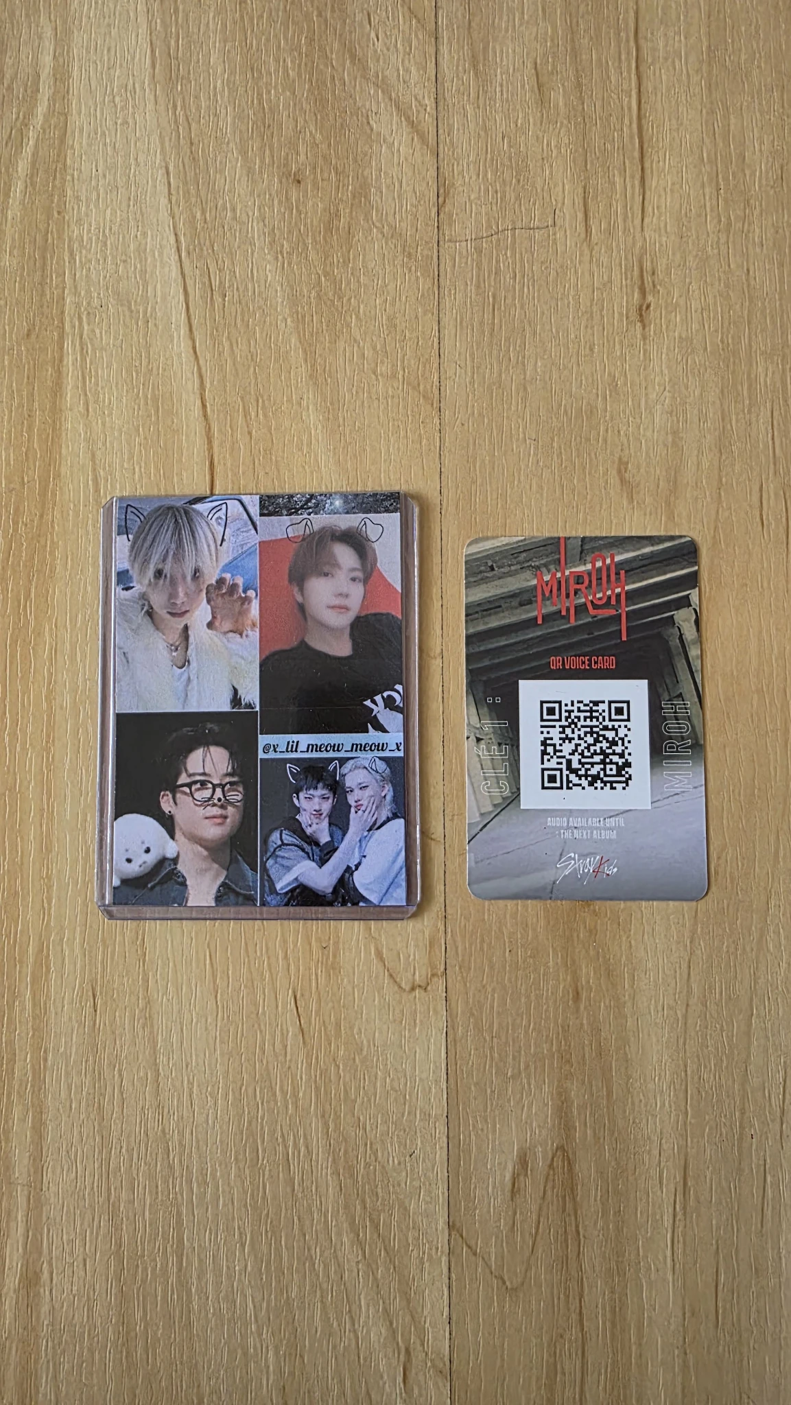 Stray Kids Felix Stray Kids - Felix - Clé 1: Miroh Album album photocard Logo Ver. listing photo 2
