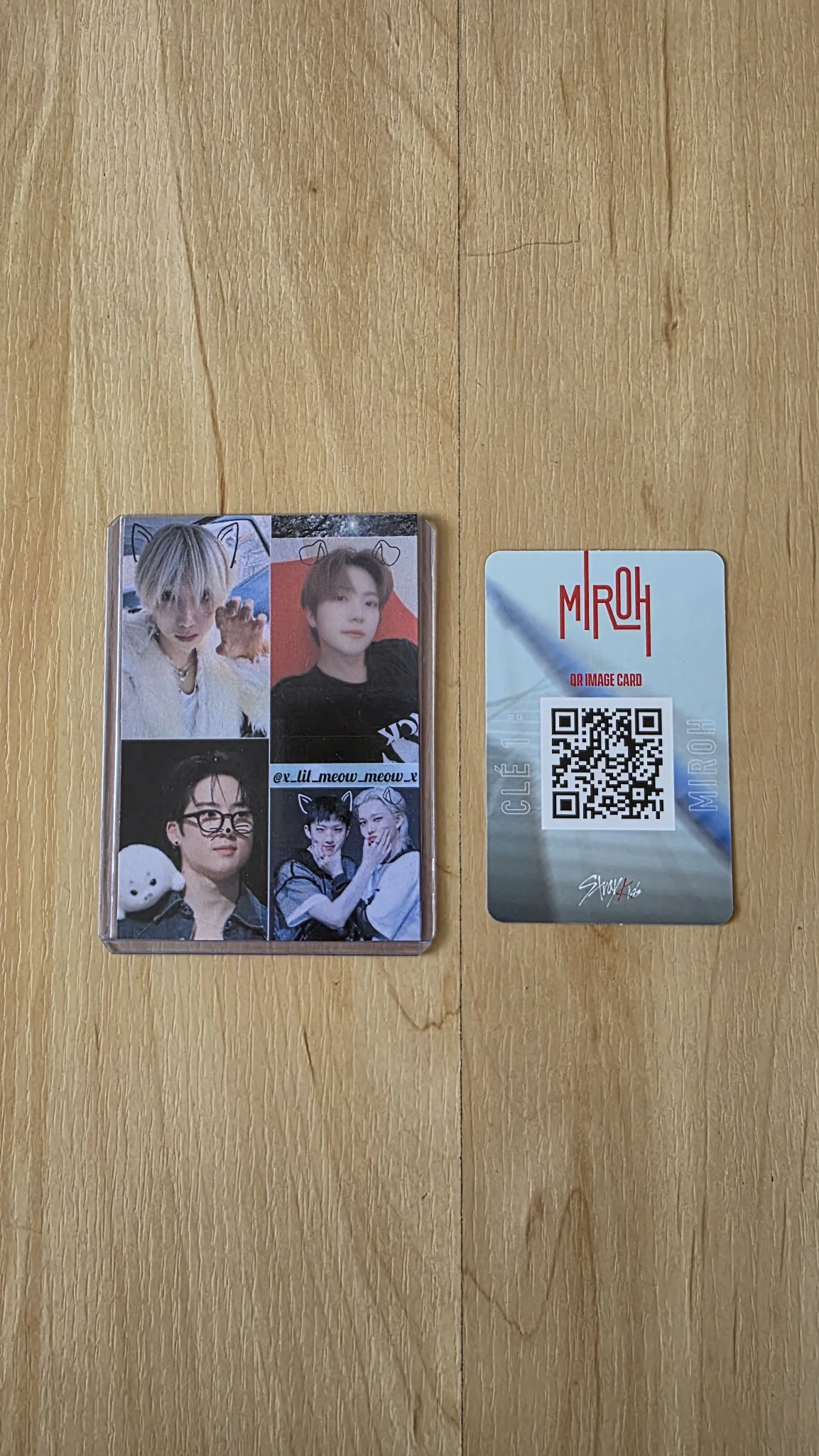 Stray Kids Felix Stray Kids - Felix - Clé 1: Miroh Album album photocard purple border ver. listing photo 2